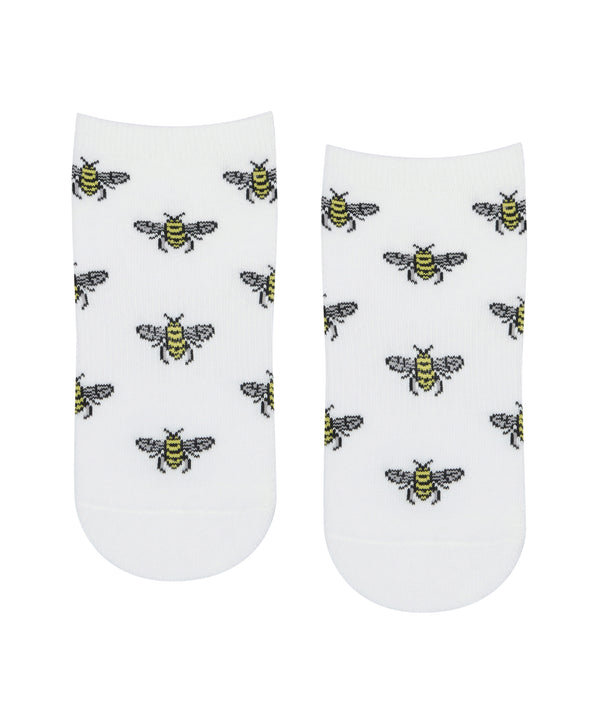 Classic Low Rise Grip Socks - Busy Bee