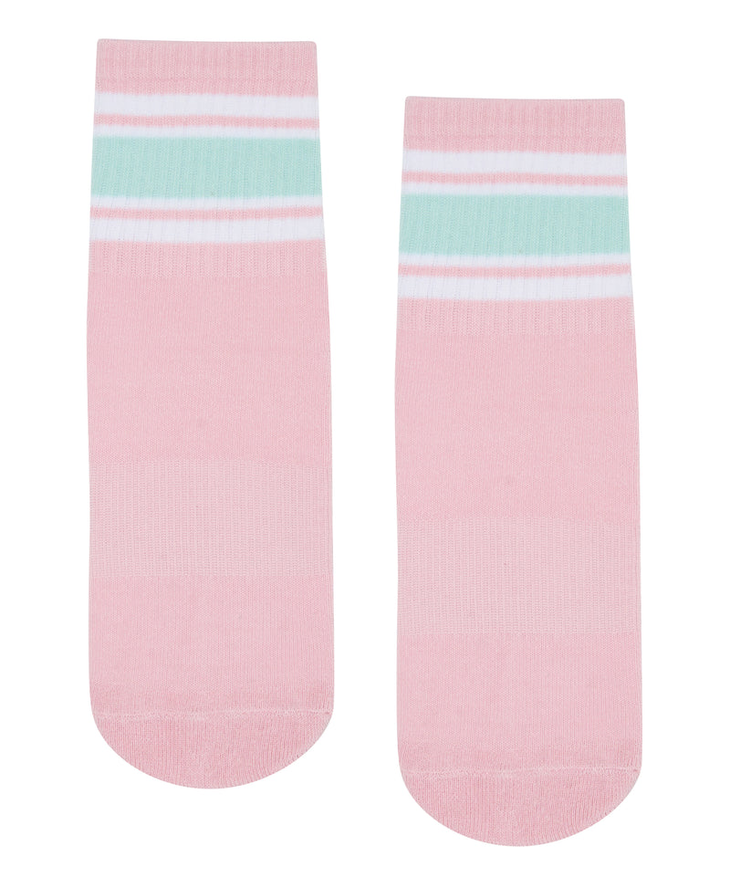 Crew Non Slip Grip Socks - Sweet Stripes