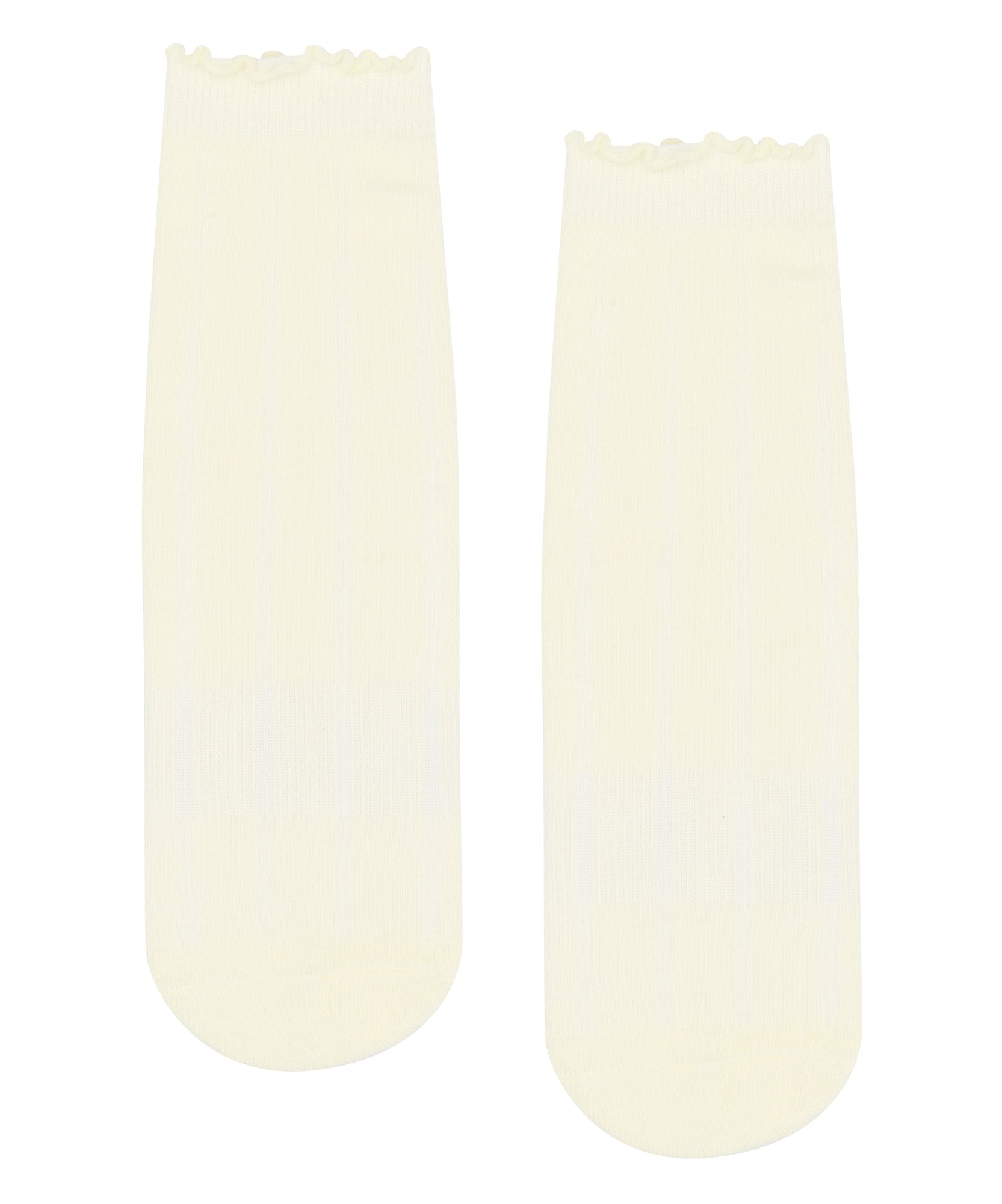 Crew Non Slip Grip Socks - Buttercream Frill