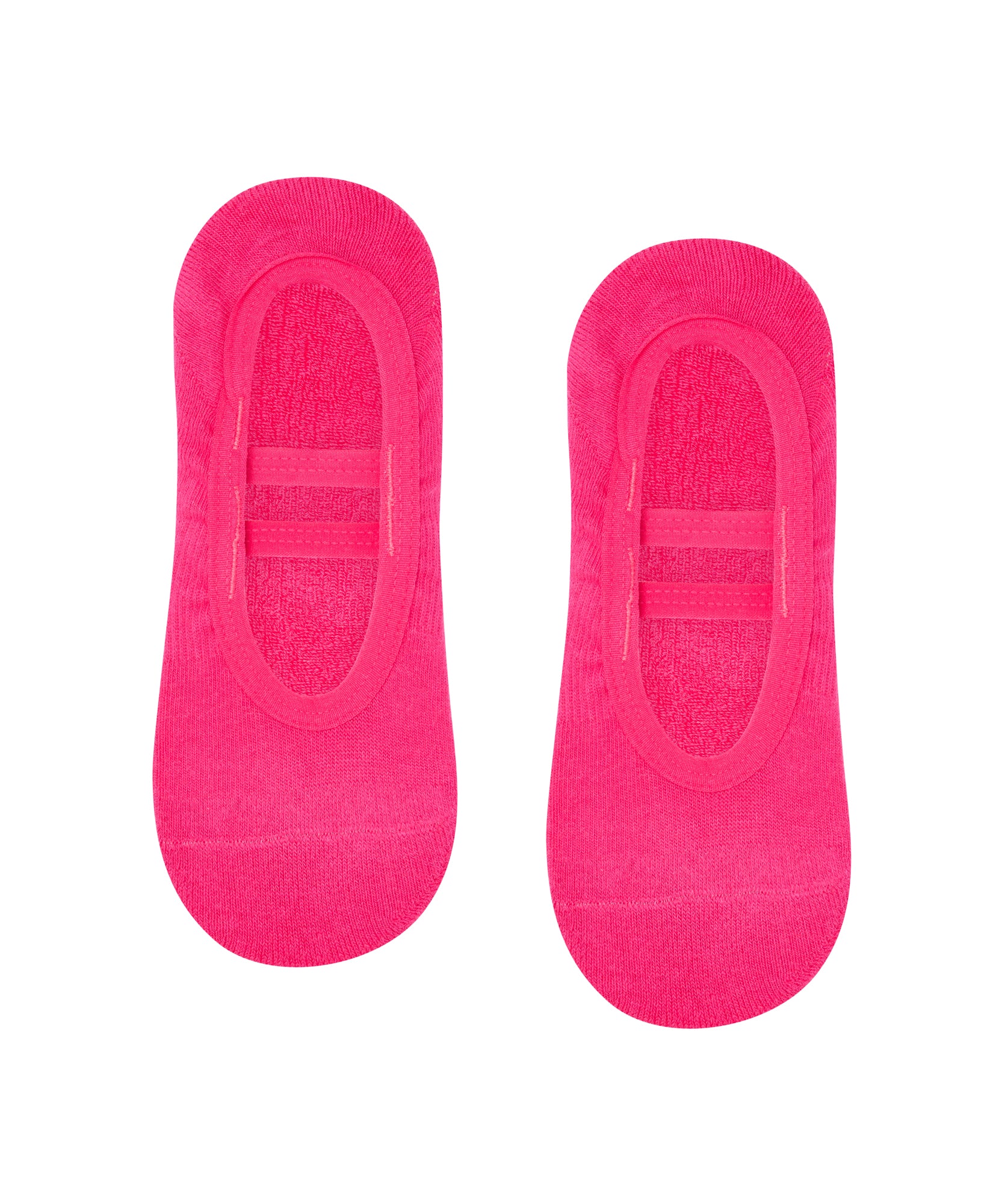 Ballet Non Slip Grip Socks - Neon Pink