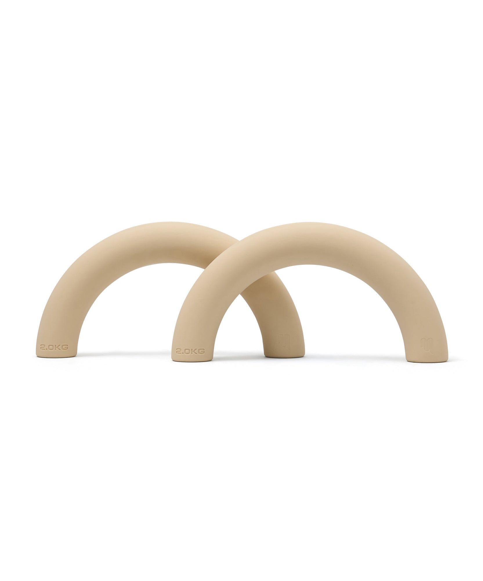 Curved Weight Bars - Almond 2kg