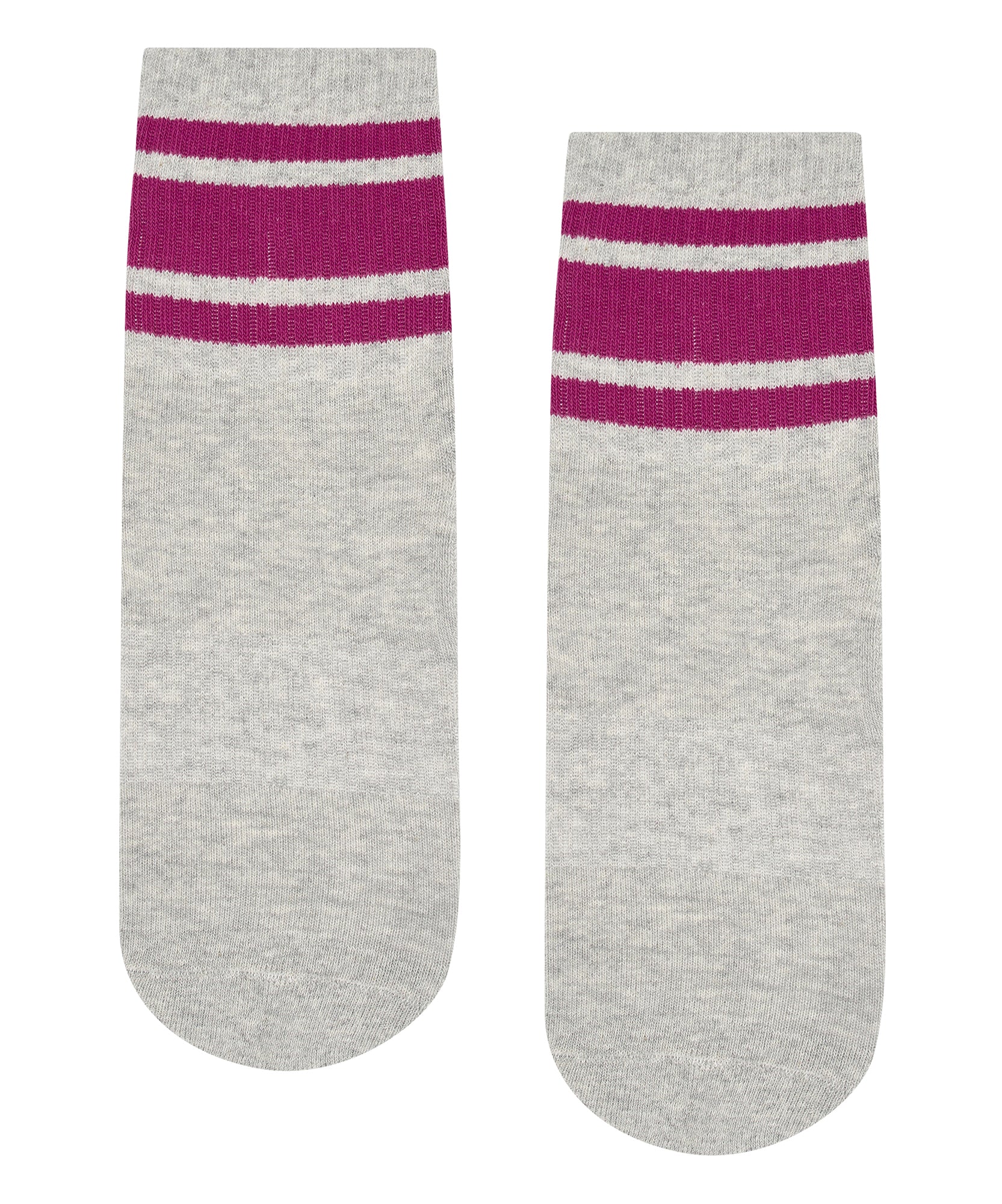 Crew Non Slip Grip Socks - Marle Fuchsia Stripe