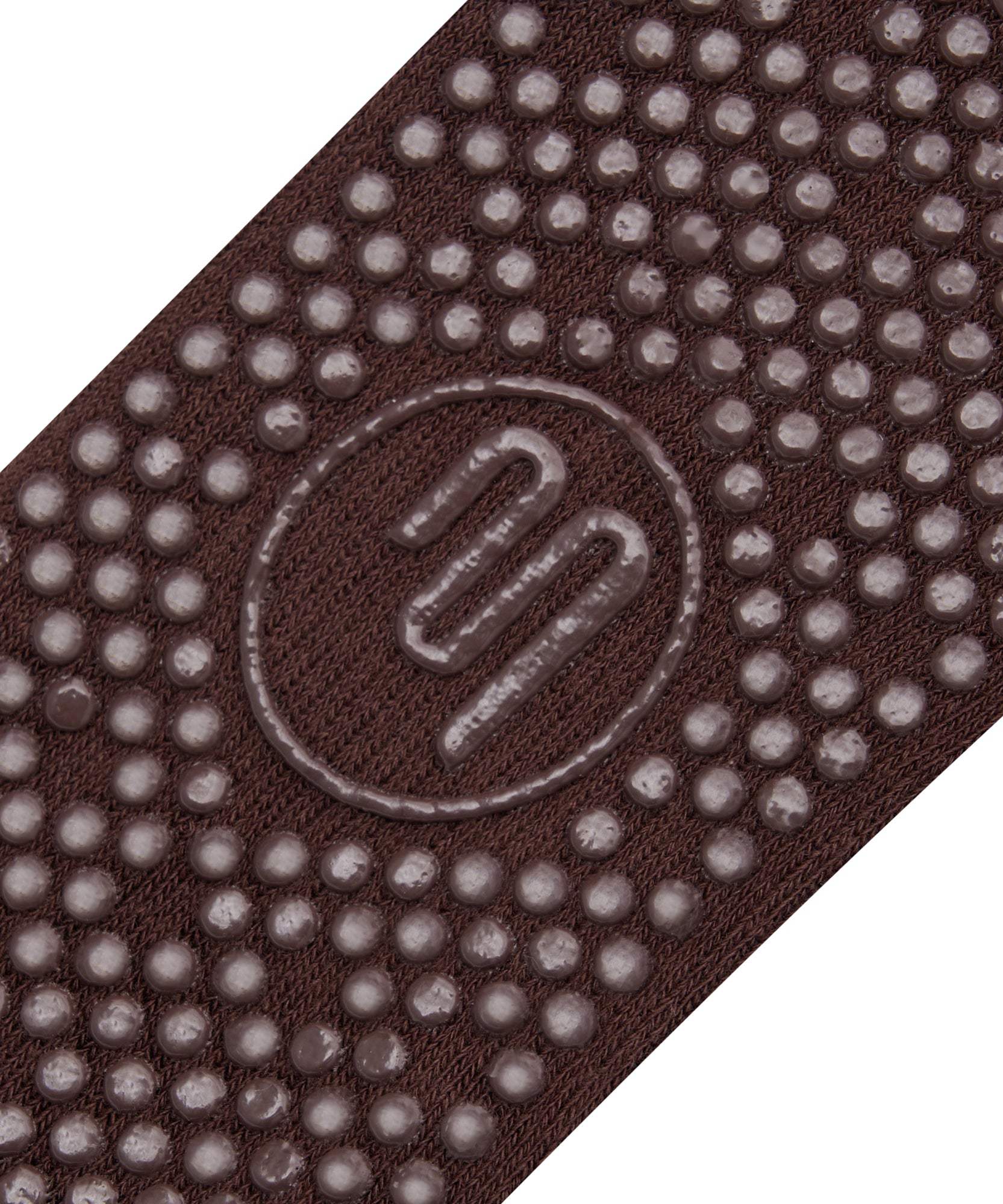 Ballet Non Slip Grip Socks - Espresso