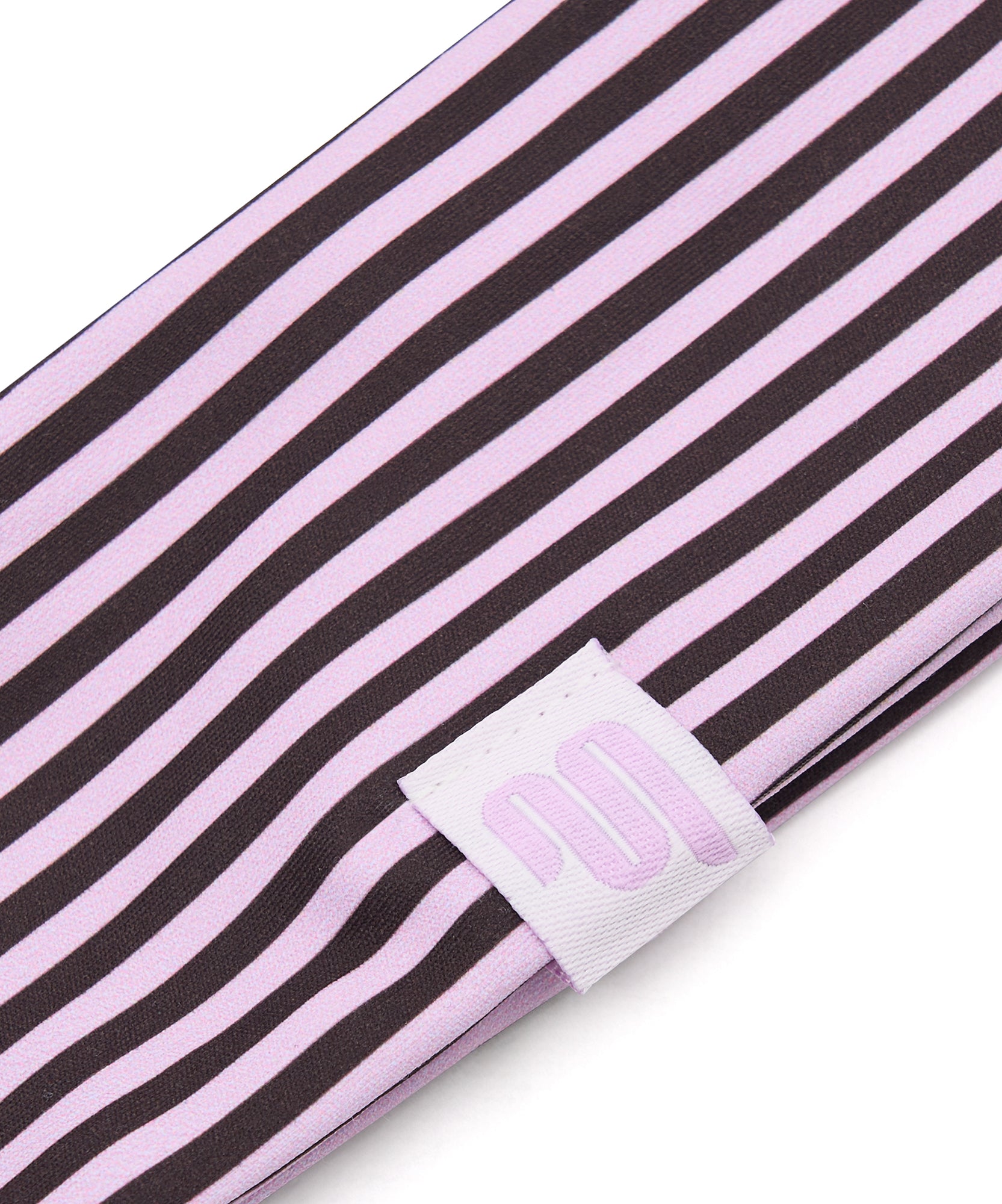 Soft Headband - Espresso Pink Stripe