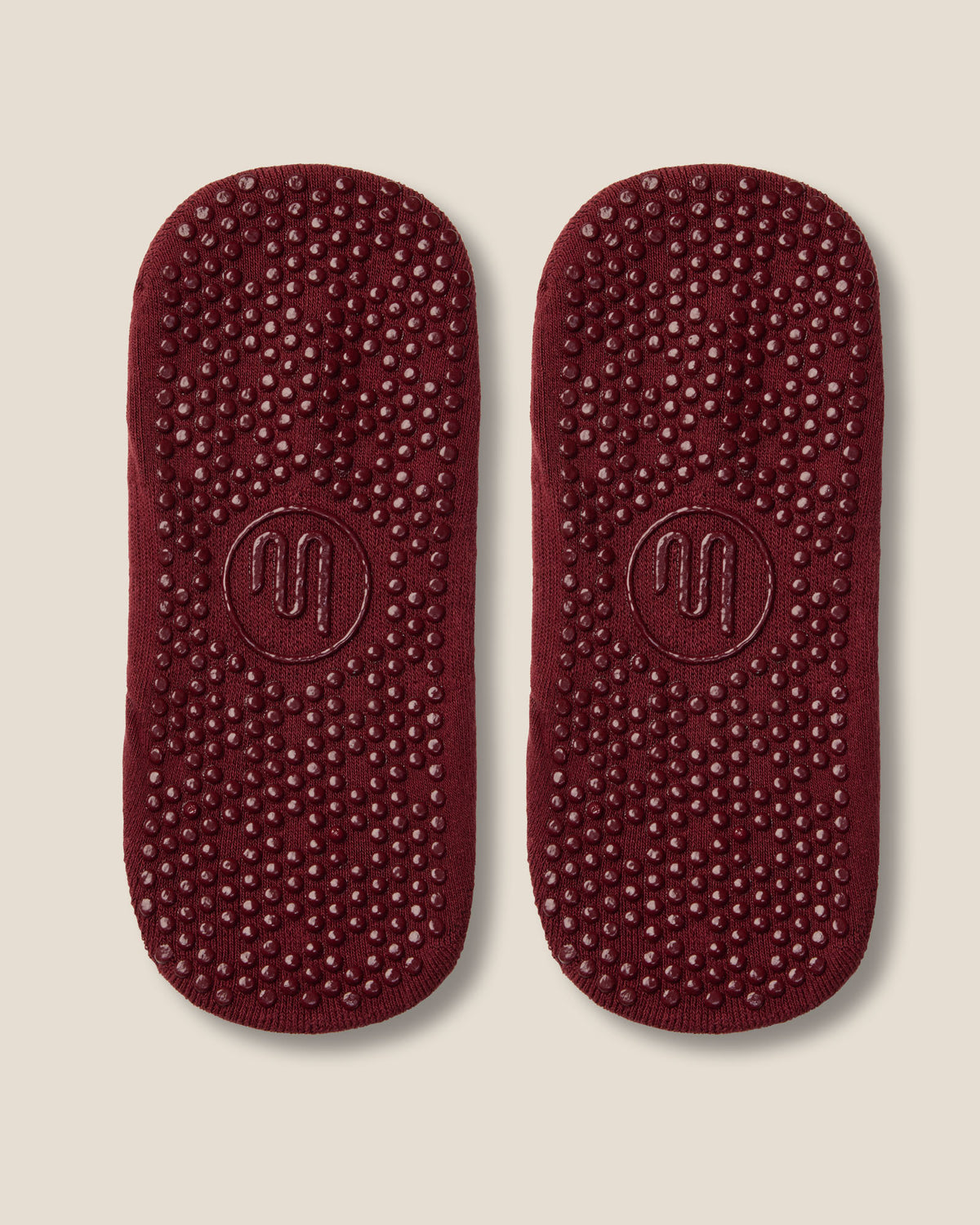 Ballet Grip Socks - Cabernet