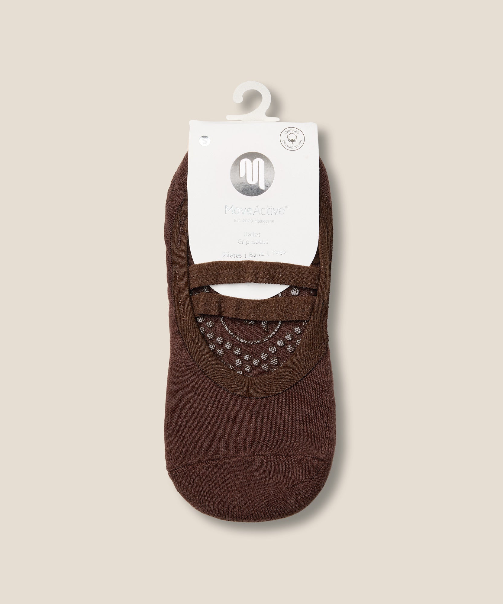 Ballet Grip Socks - Espresso