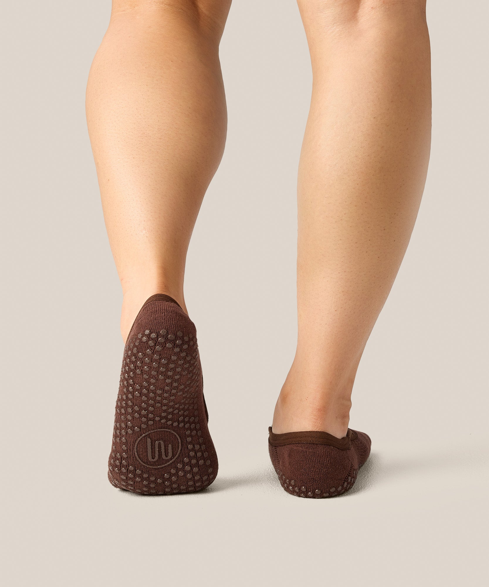 Ballet Grip Socks - Espresso