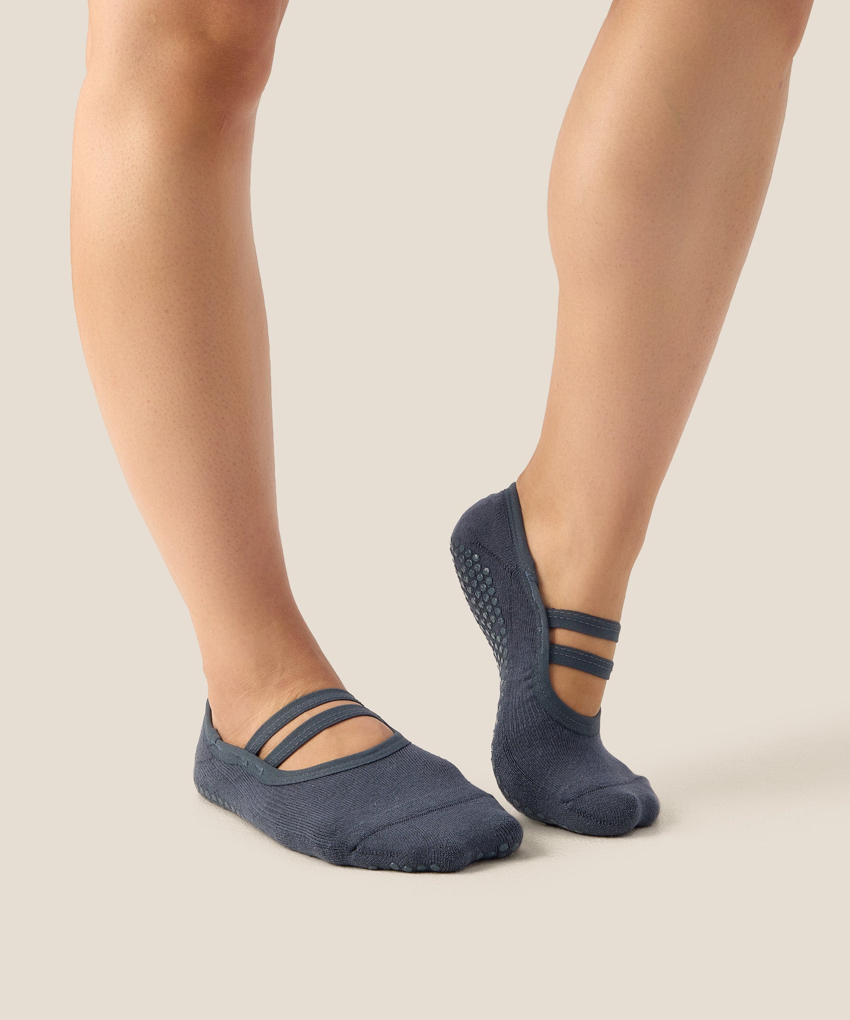 Ballet Grip Socks - French Navy