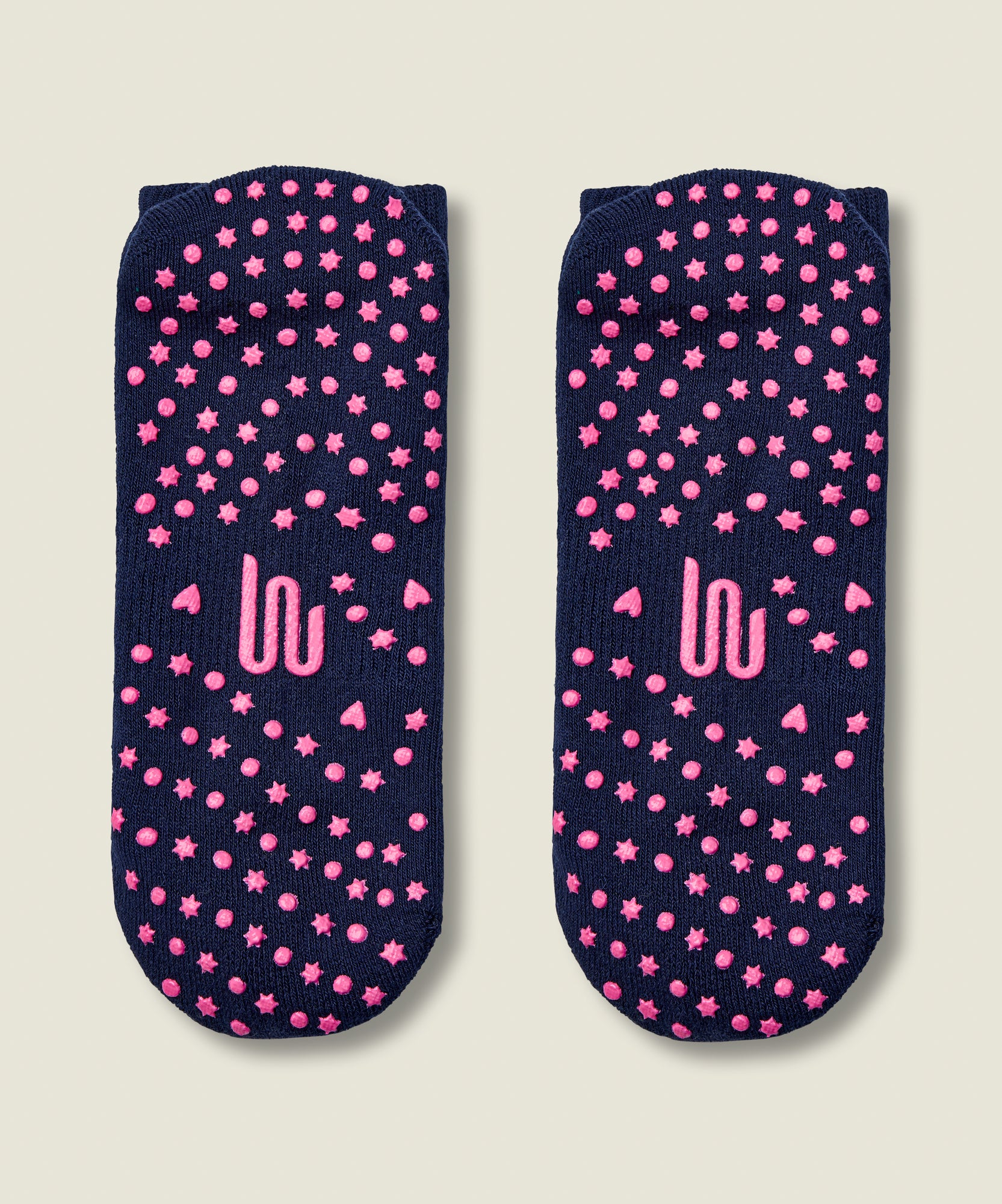 Classic Low Rise Grip Socks - Howdy Partner Ink