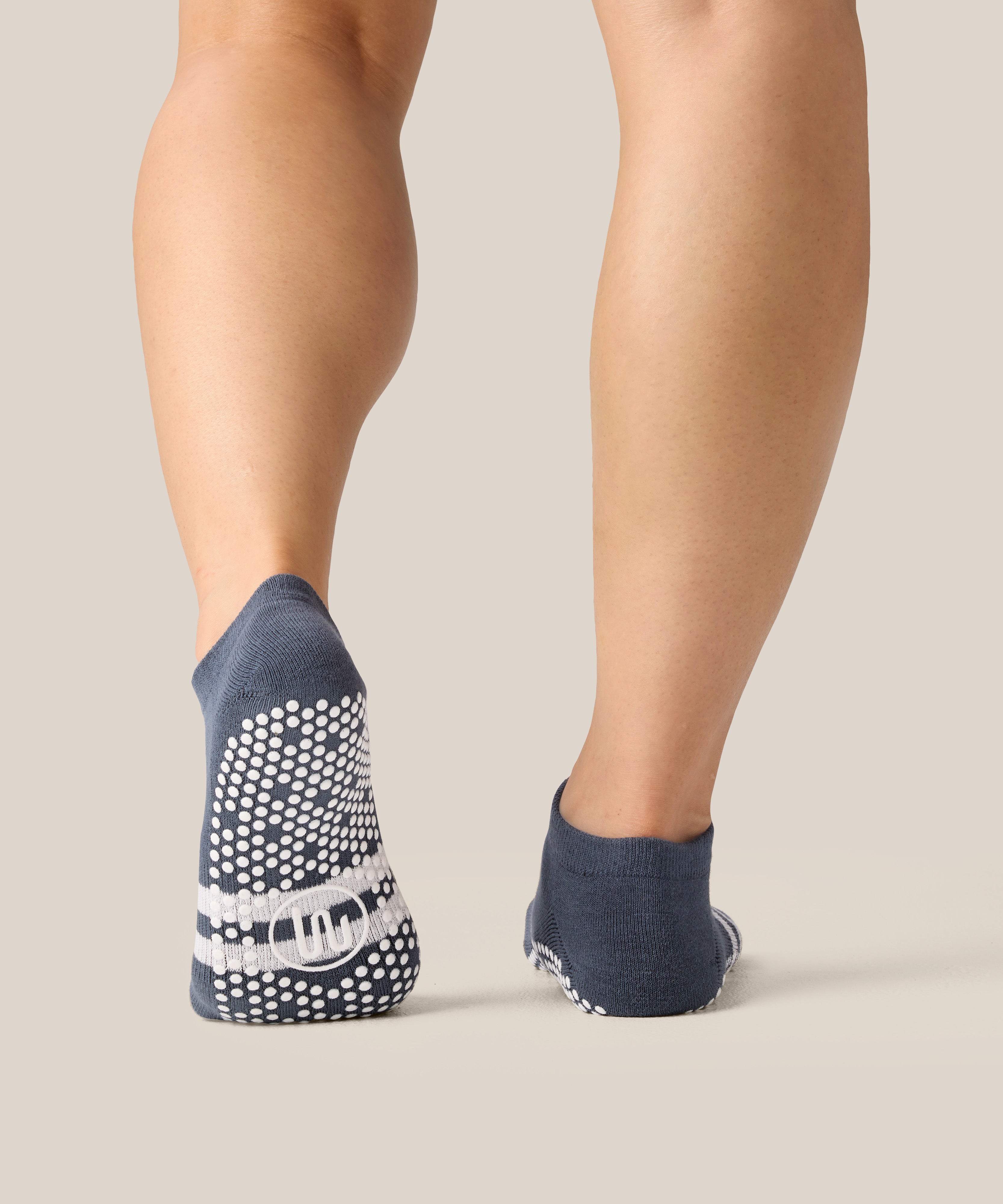 Low Rise Grip Socks - French Navy