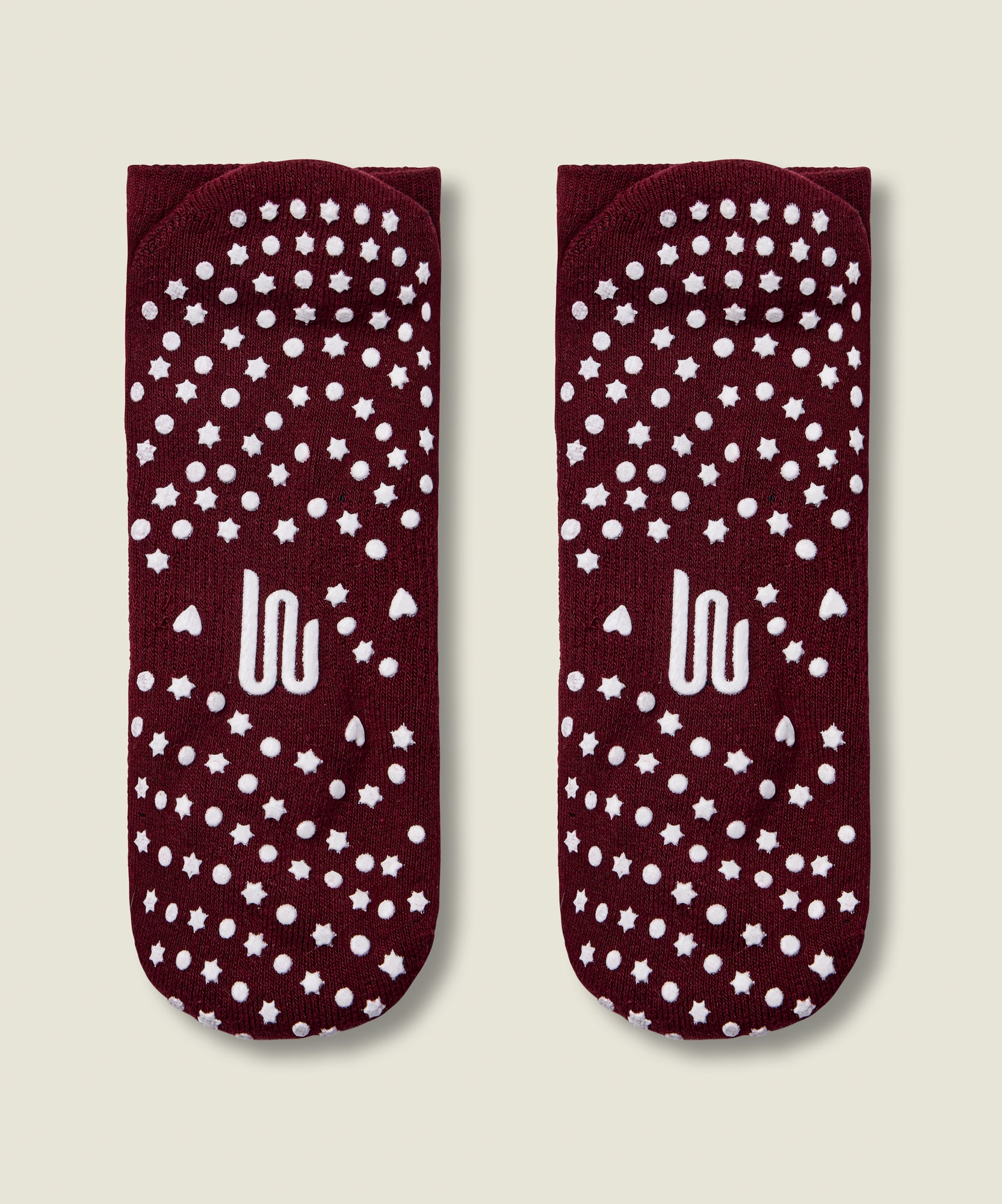 Classic Low Rise Grip Socks - Yeehaw Mulberry