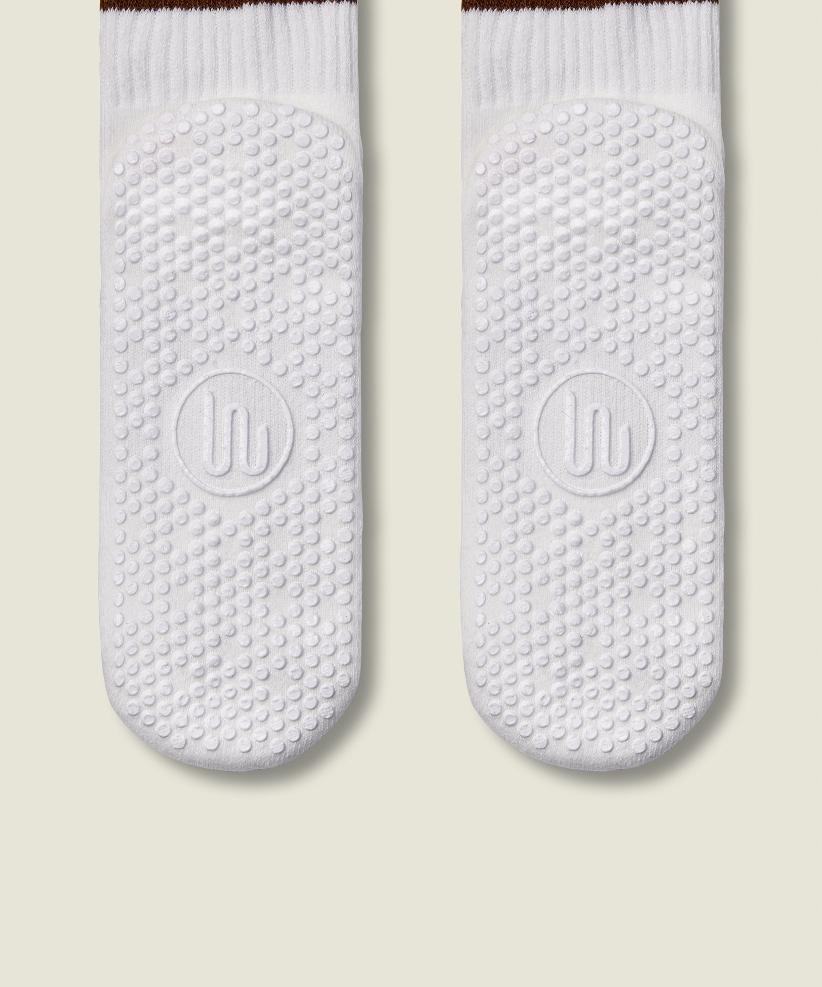 Crew Non Slip Grip Socks - Harvest Stripe