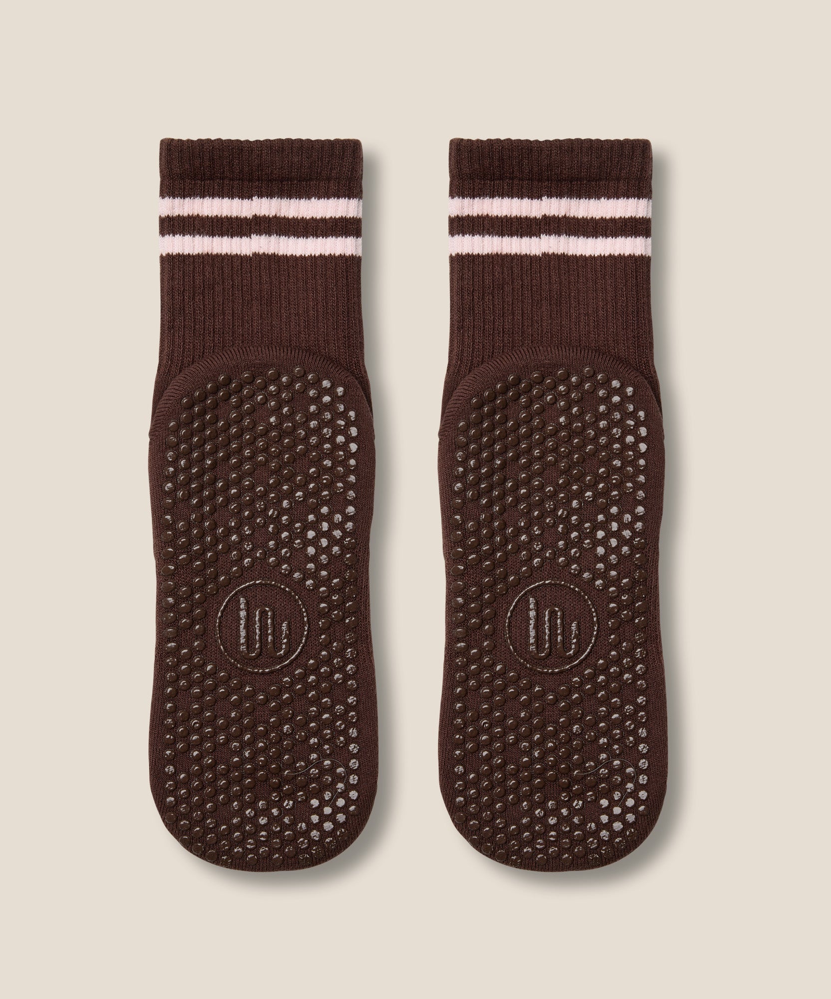 Crew Grip Socks - Sporty Stripe Espresso