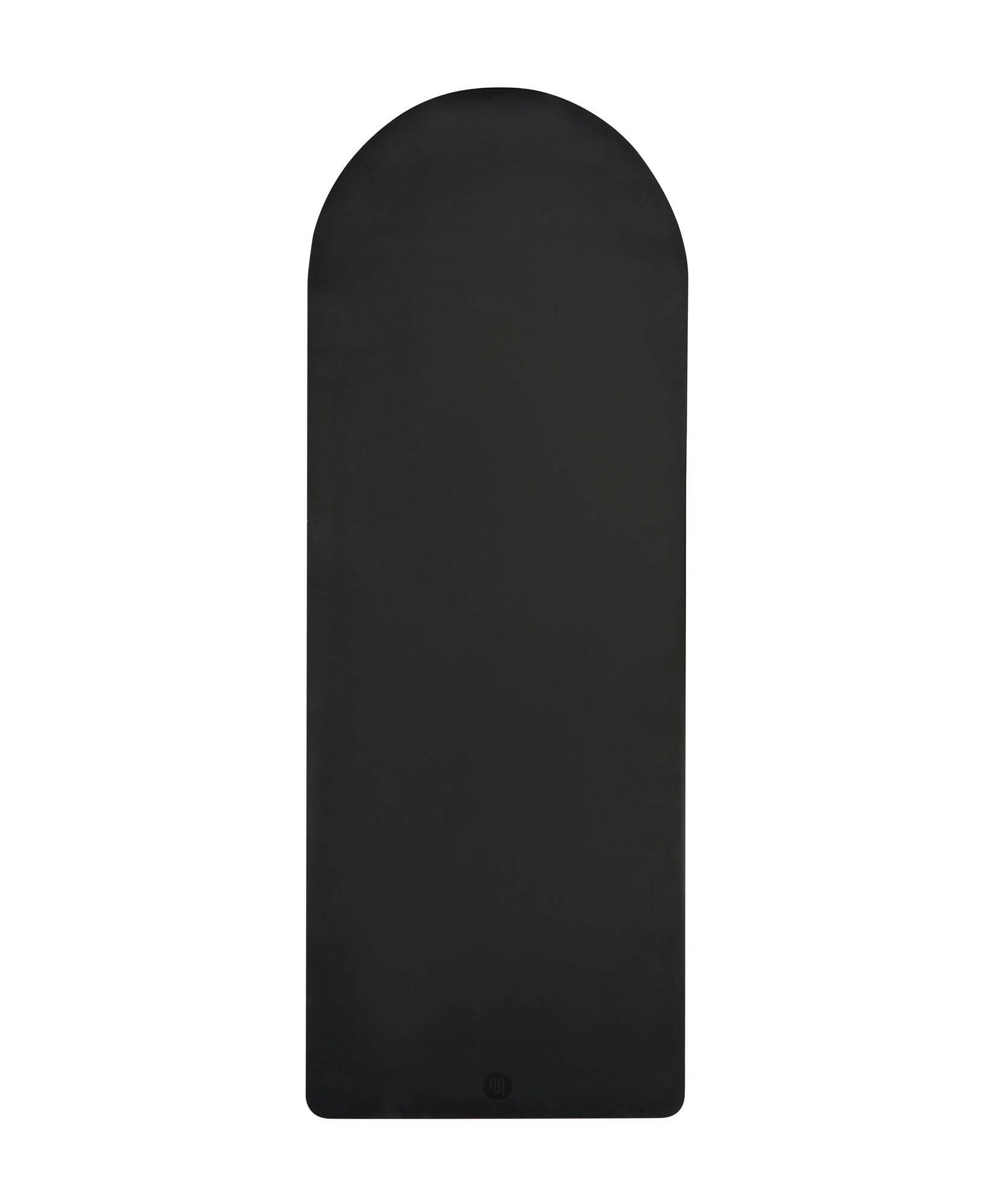 Vegan Leather Curved Studio Mat - Black 6mm.