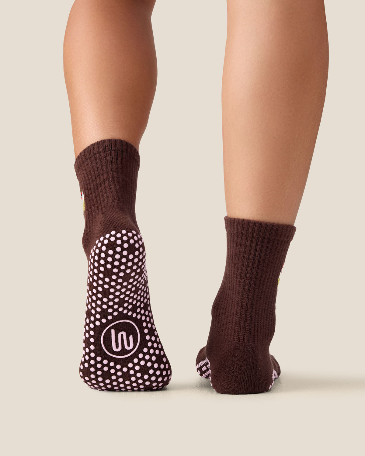 Crew Grip Socks - Cupcake Espresso