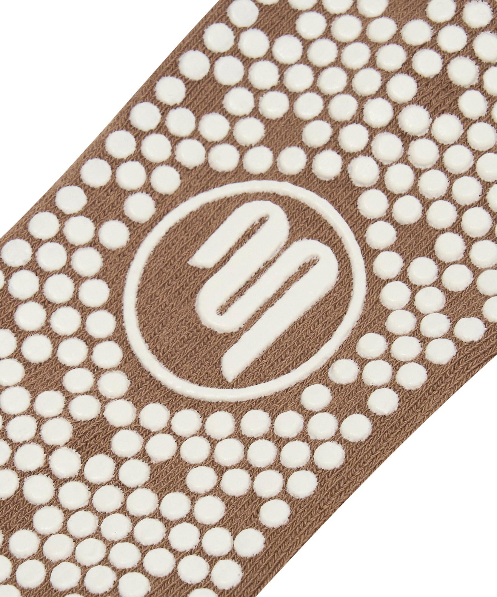 Crew Non Slip Grip Socks - Fluid Bark Brown.