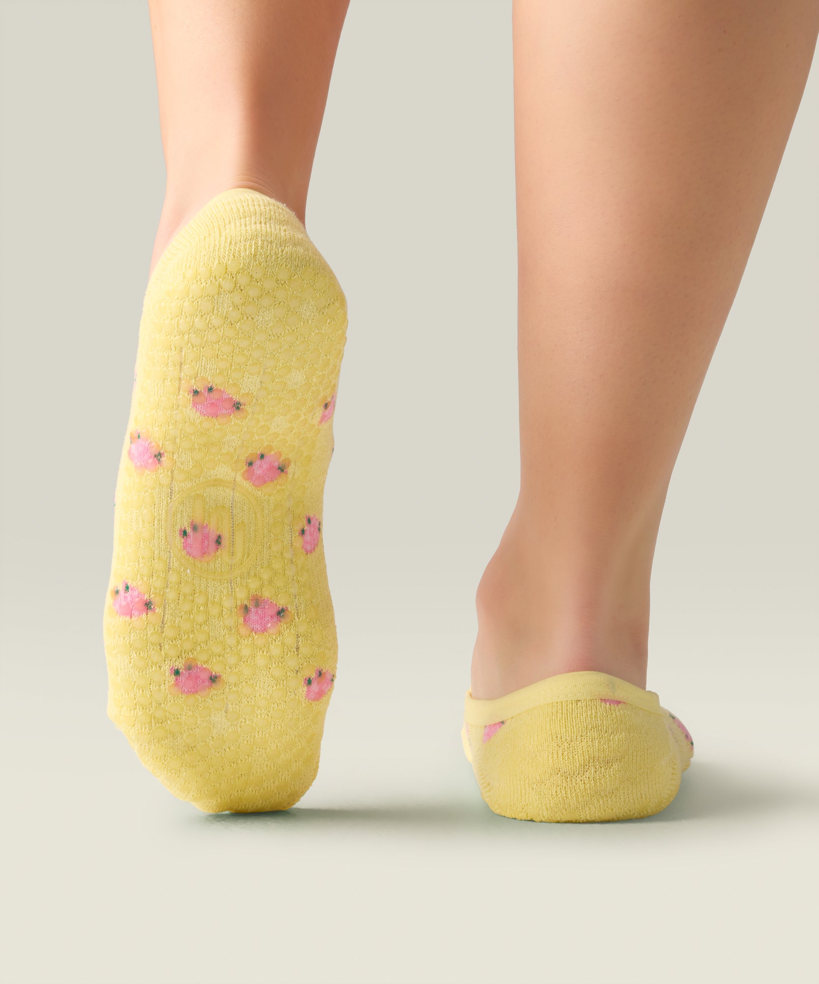 Ballet Non Slip Grip Socks - Wild Rose Maize