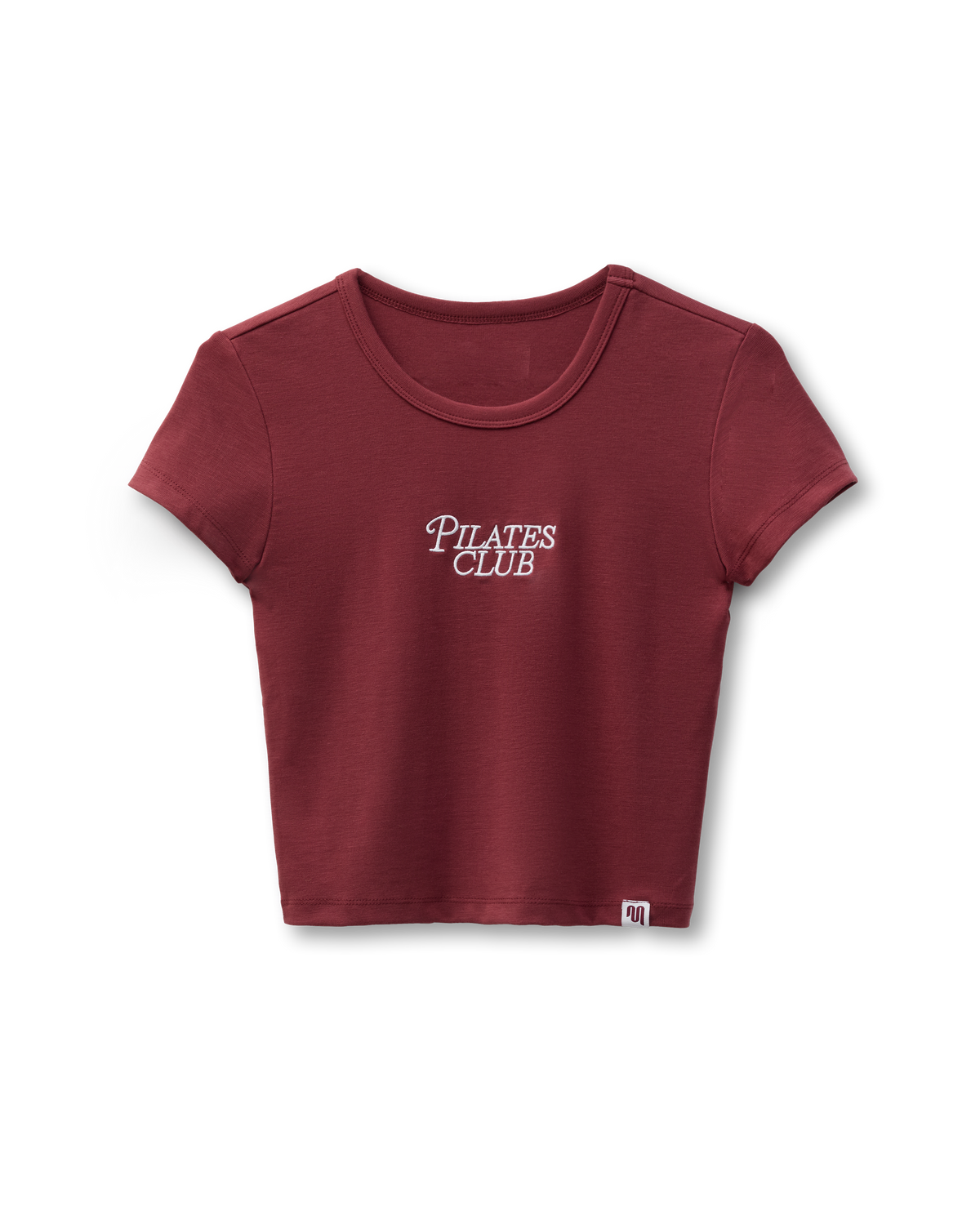 Pilates Club Baby Tee - Cabernet