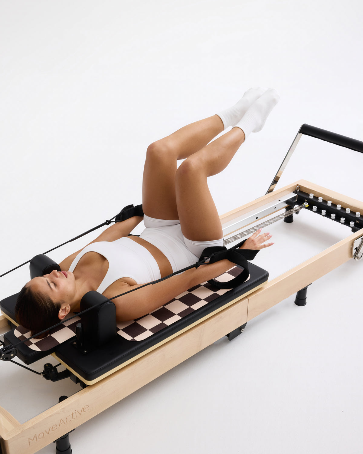 Microfibre Reformer Mat - Check Espresso