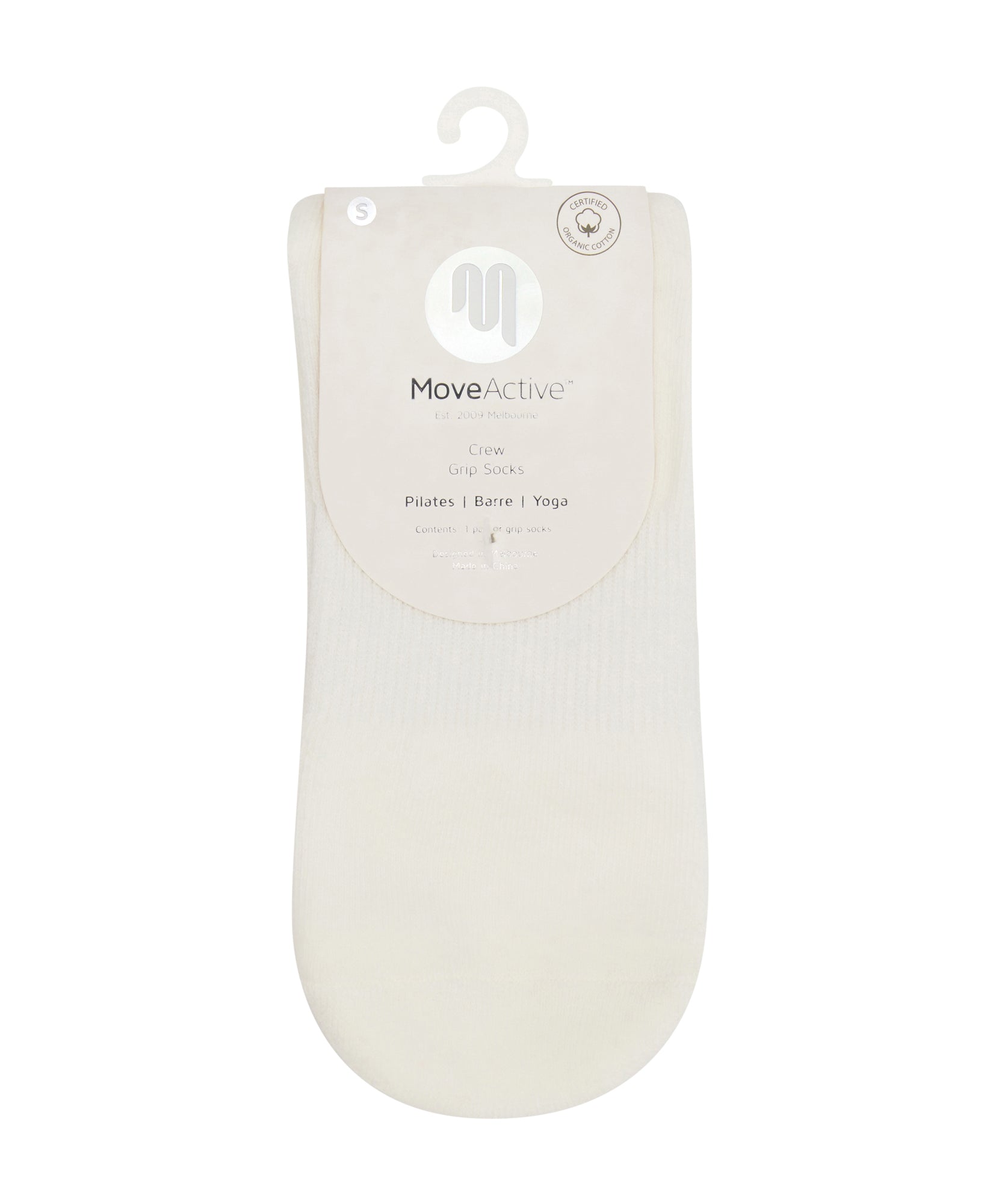 Crew Grip Socks - Love Struck Ivory