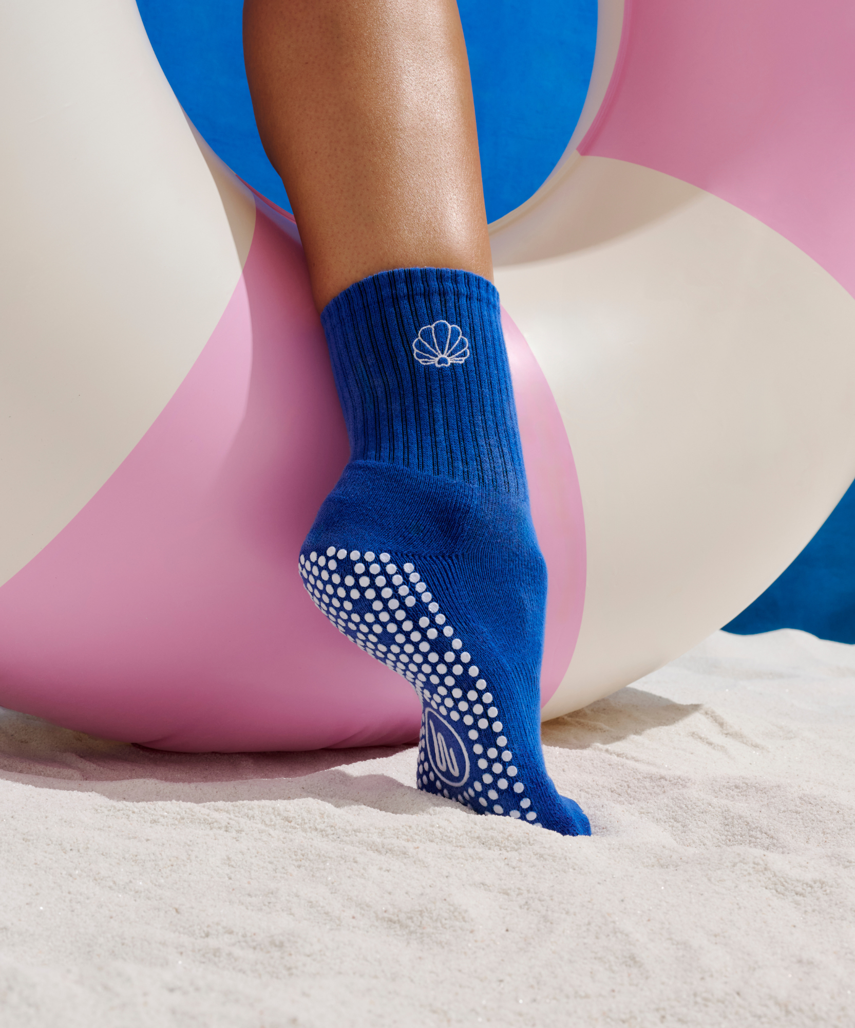 Crew Non Slip Grip Socks - Amalfi Shell