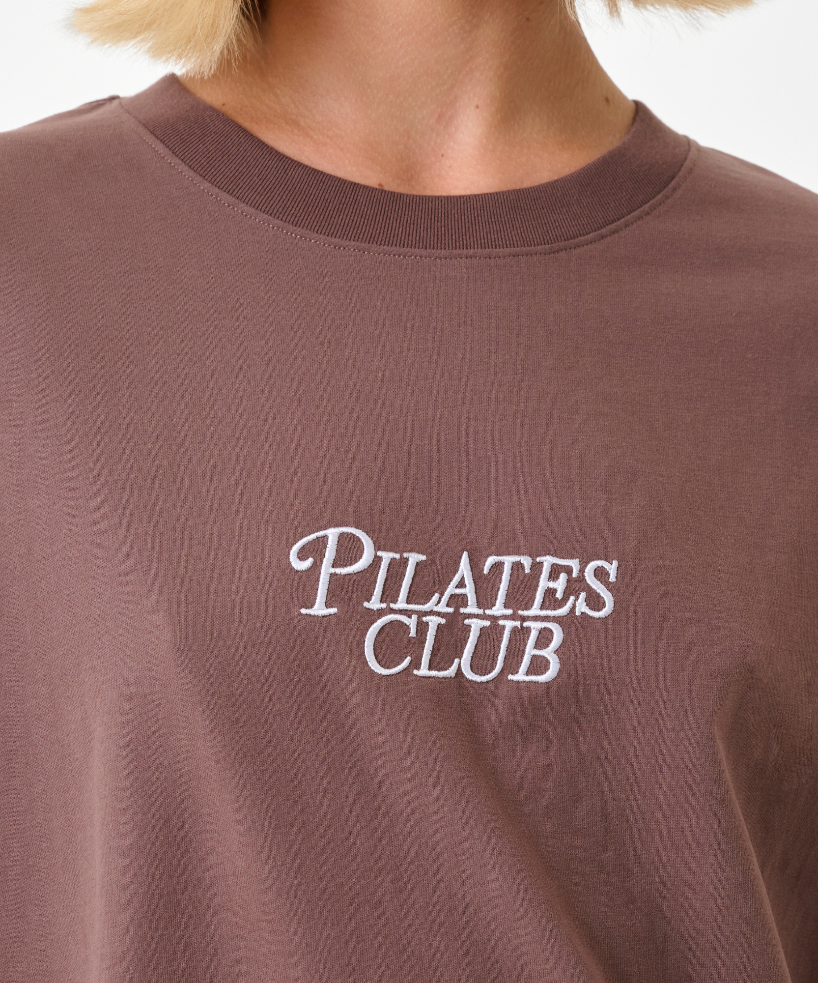 Pilates Club Tee - Brown