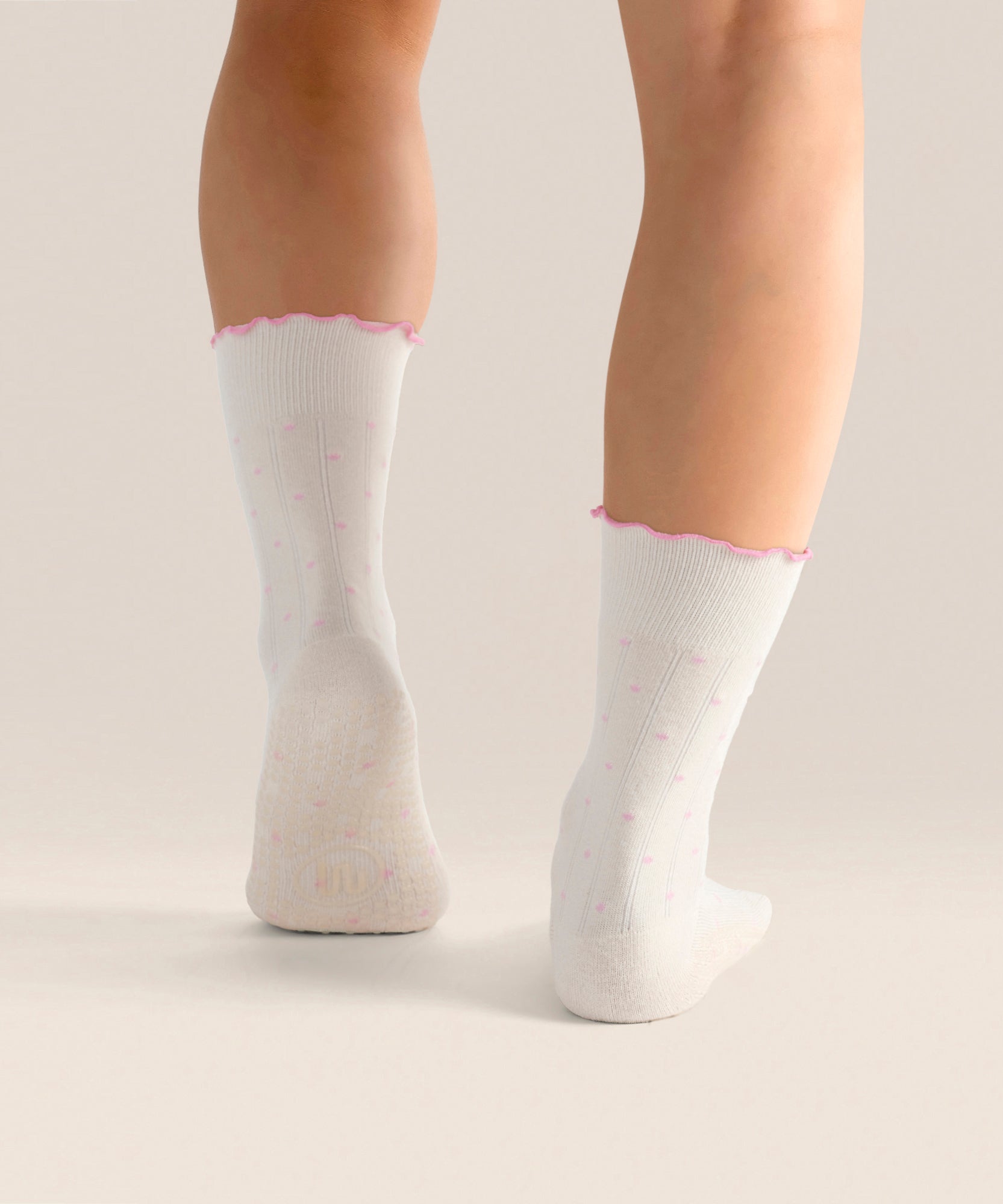 Crew Non Slip Grip Socks - Fondant Spots