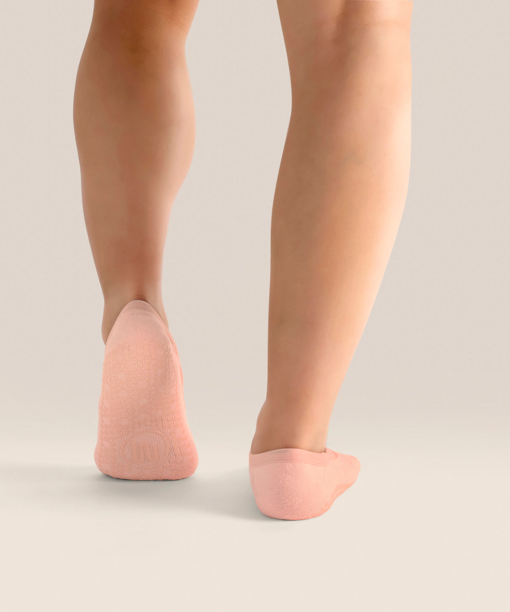 Ballet Non Slip Grip Socks - Fondant Pink