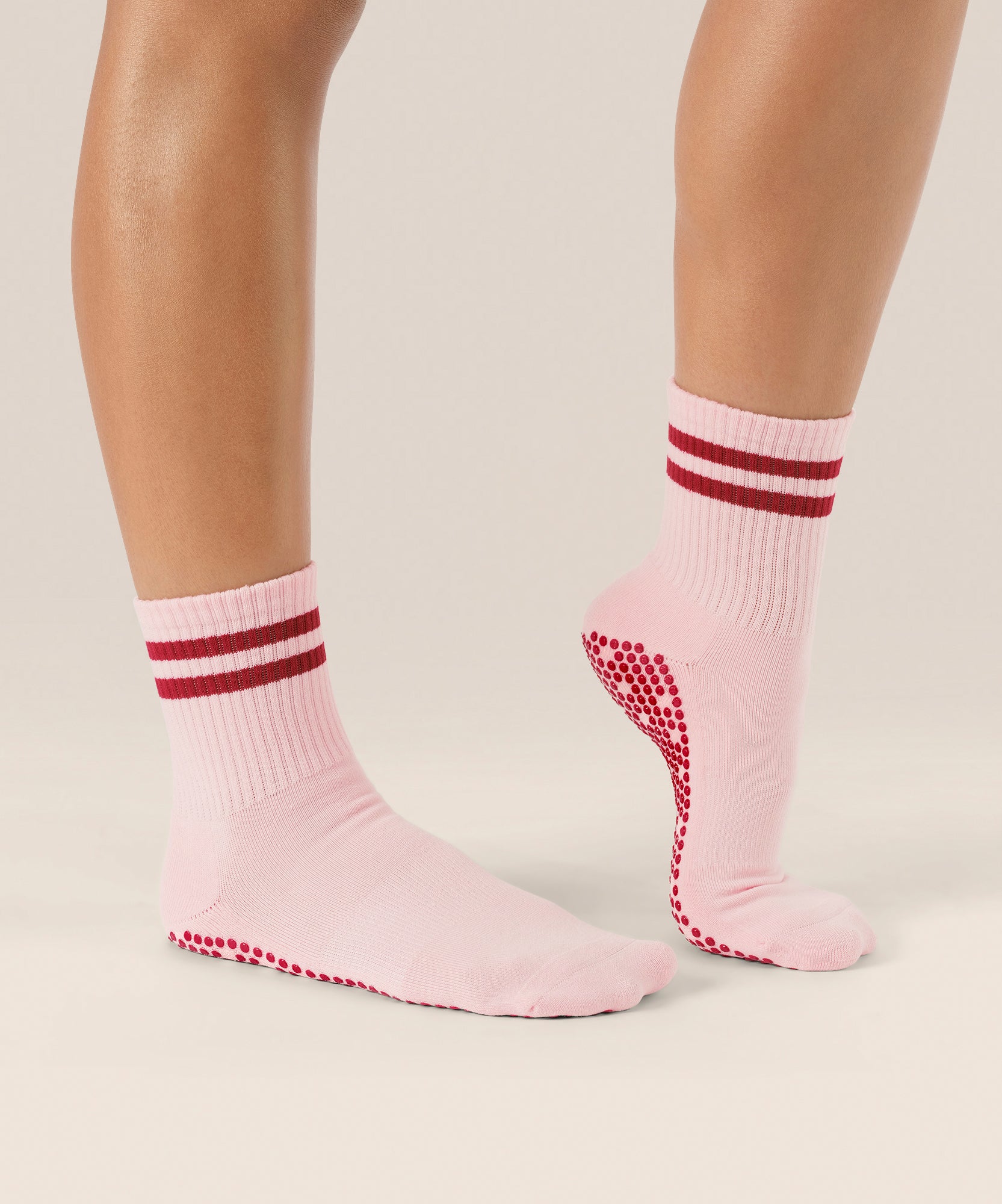 3 Pack Grip Sock Set - Pink