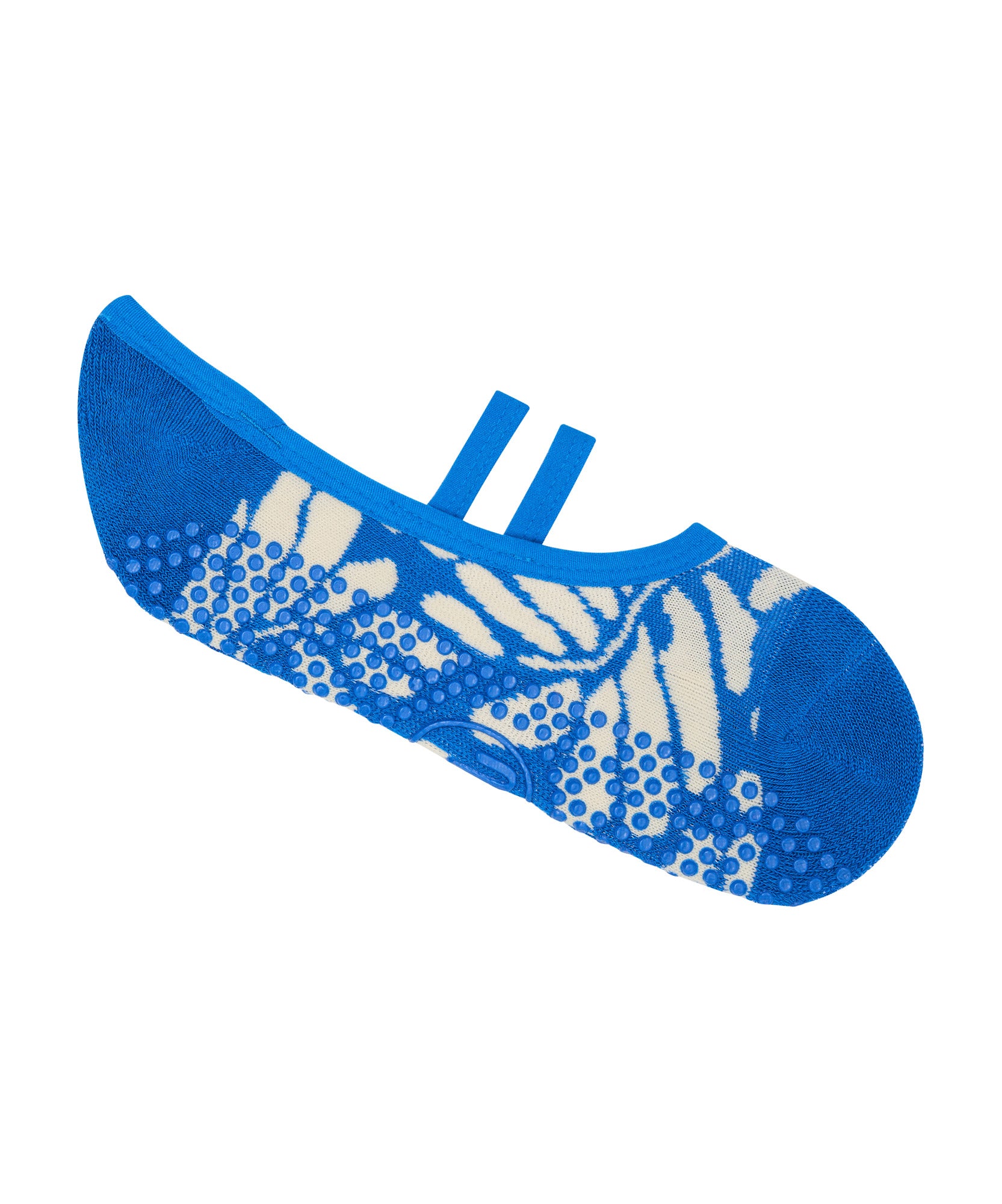 Ballet Non Slip Grip Socks - Azure Canvas.