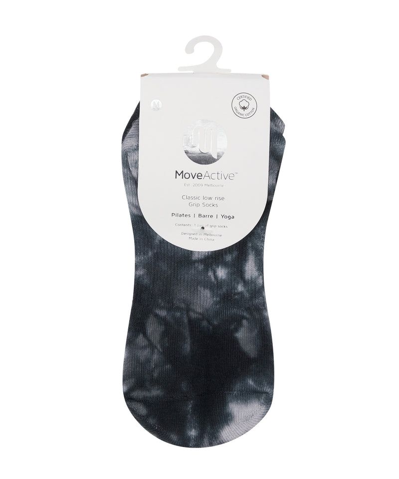 Classic Low Rise Grip Socks - Milky Way Tie-Dye