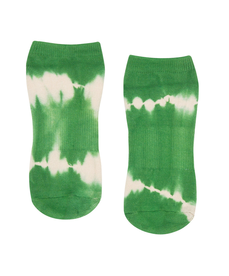 Classic Low Rise Grip Socks - Forest Tie-Dye