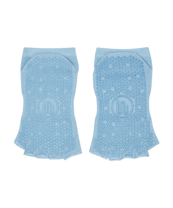  Comfortable and stylish Sea Blue Toeless Non Slip Grip Socks 