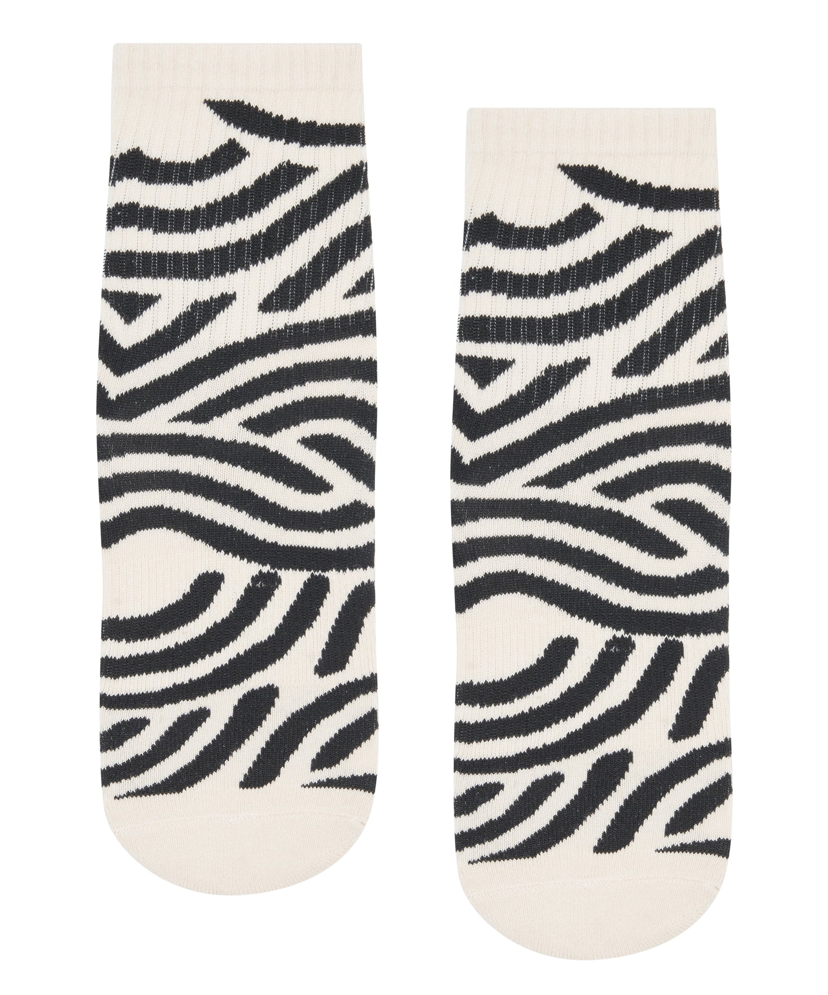 Crew Non Slip Grip Socks with black and white swirl pattern