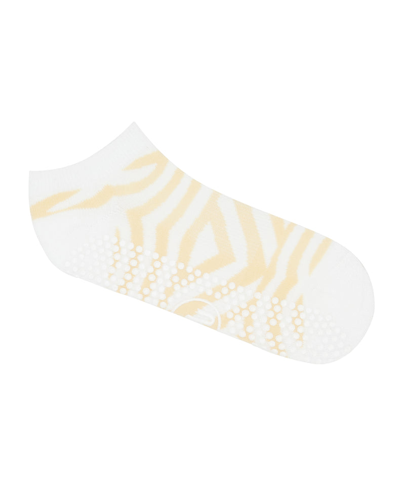 Classic Low Rise Grip Socks - Seashell Swirl
