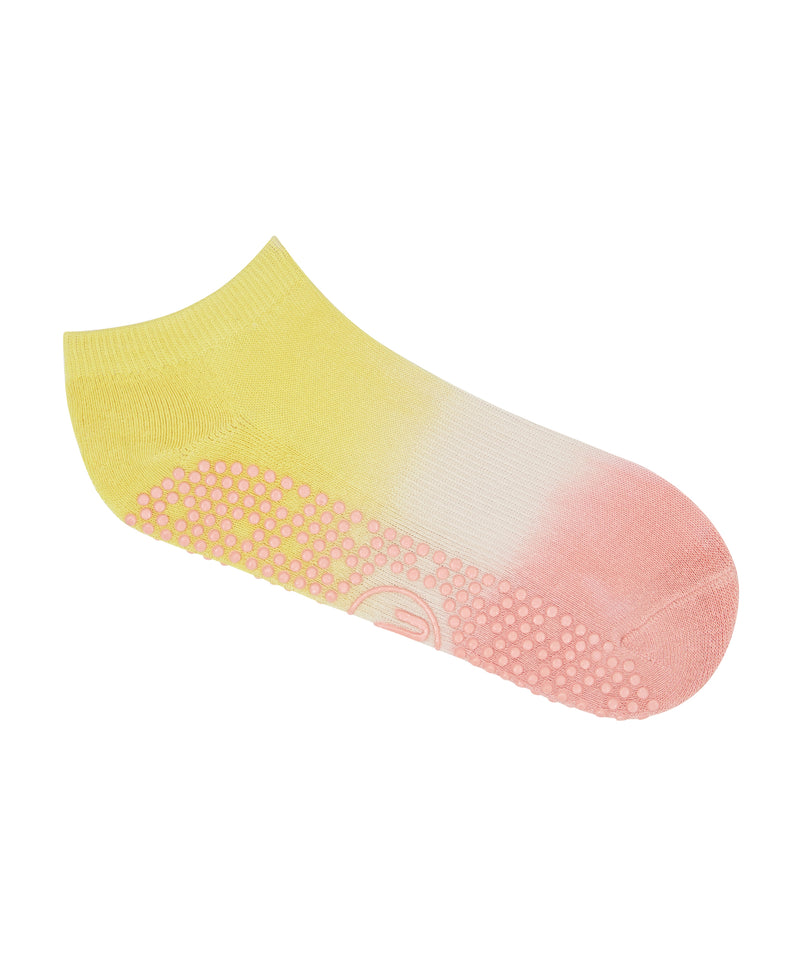  Comfortable and durable Classic Low Rise Grip Socks featuring Ombre Punch pattern