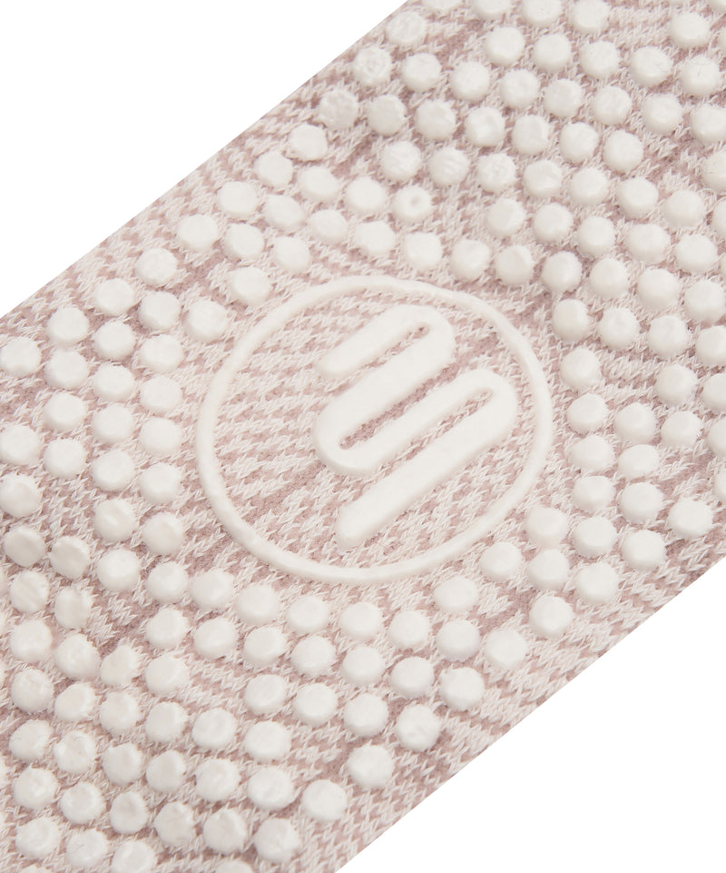 Non-slip ballet socks with fun fan flair design for a secure and stylish look