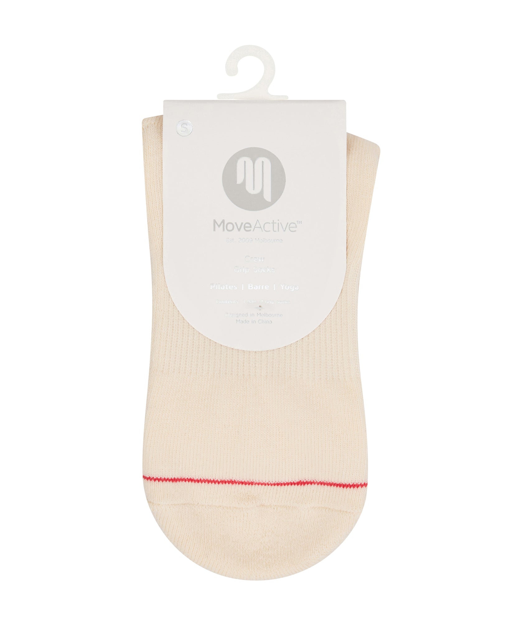 Crew Non Slip Grip Socks - Retro Revival.