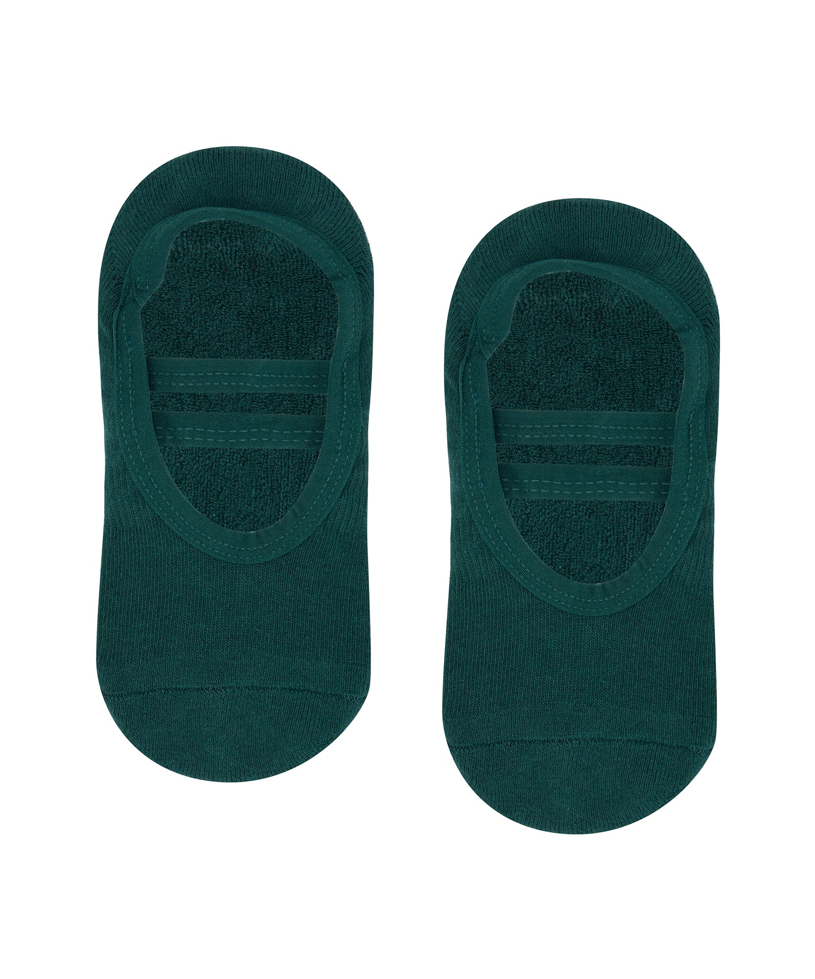 Ballet Non Slip Grip Socks - Forest Green.