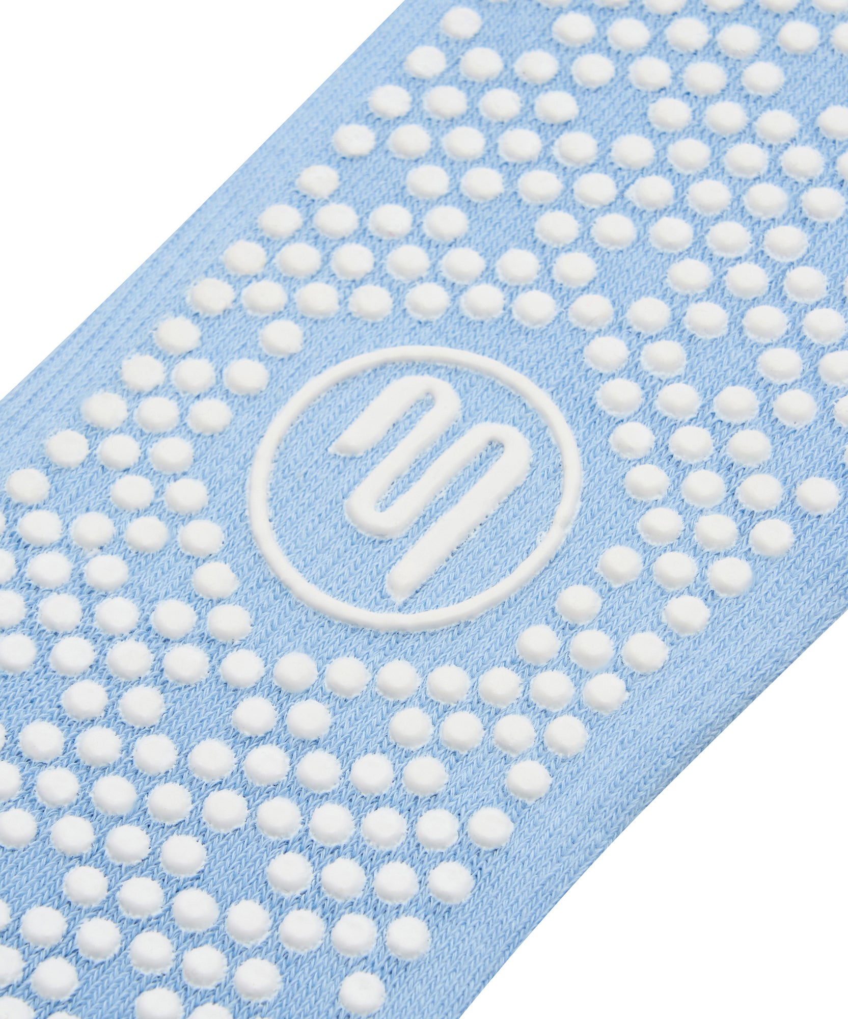 Crew Non Slip Grip Socks - Powder Blue.