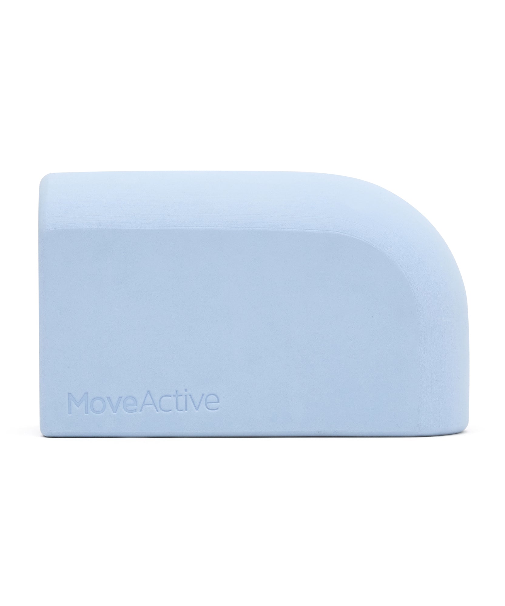 Curved Yoga Block - Powder Blue.