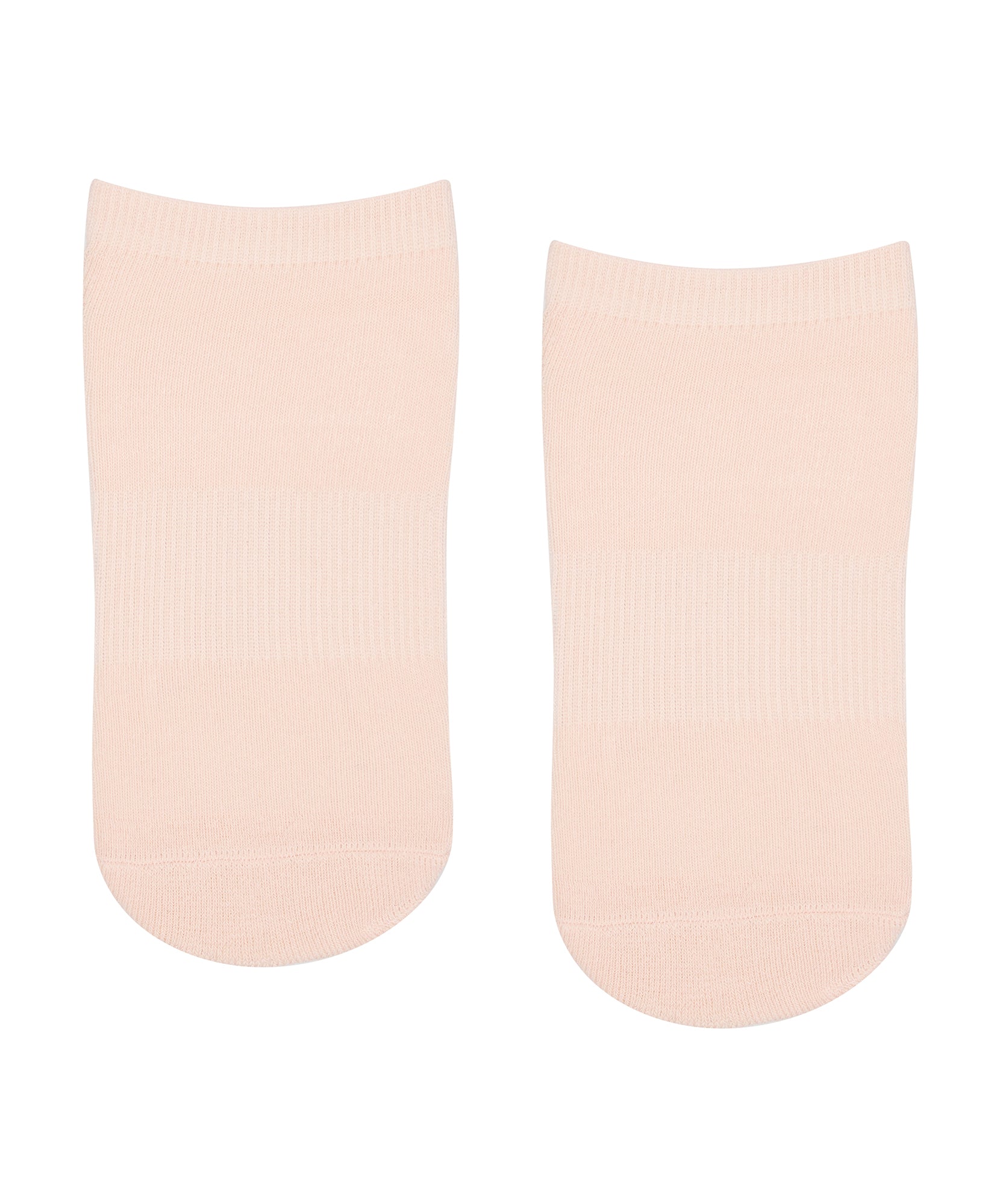 Classic Low Rise Grip Socks - Soft Pink.