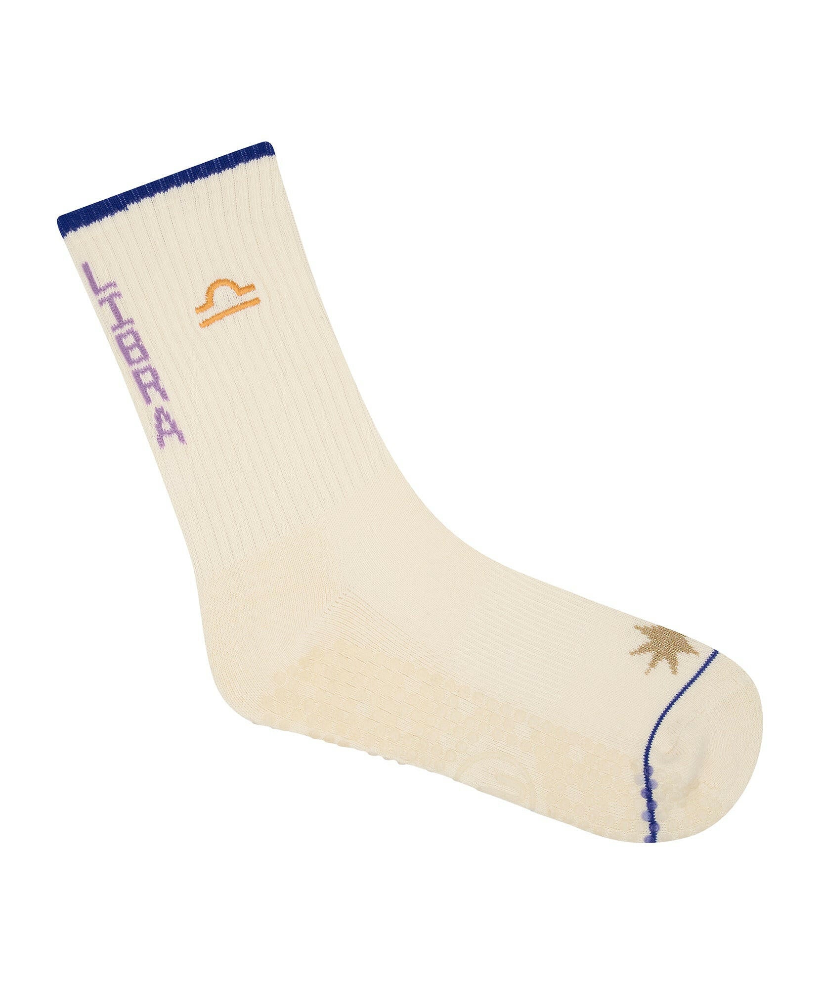 Crew Non Slip Grip Socks - Libra.