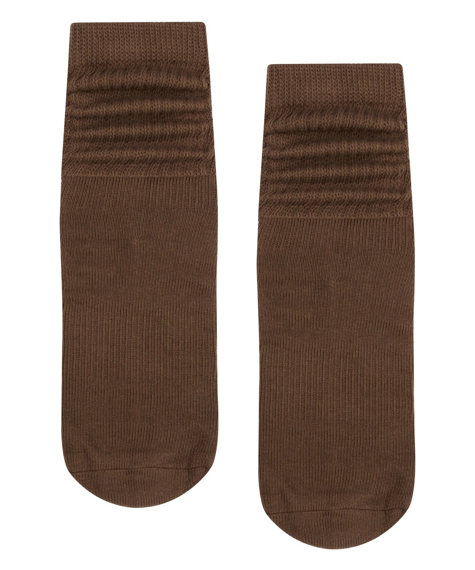 Scrunch Non Slip Grip Socks - Chocolate