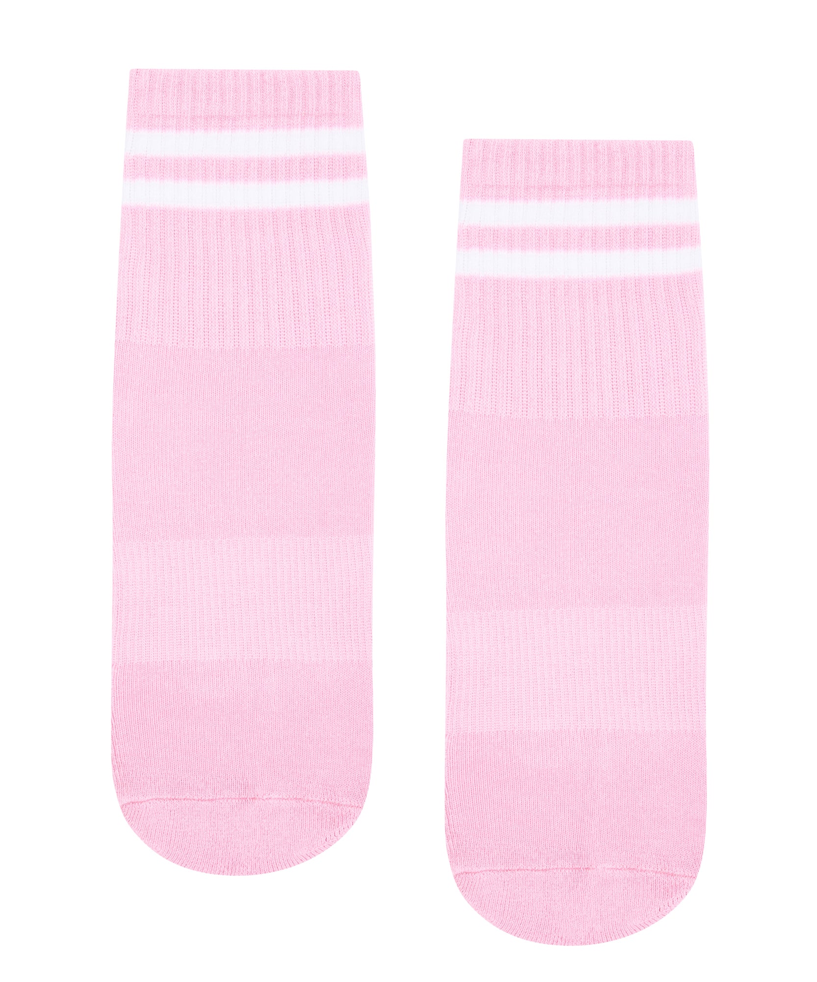 Crew Non Slip Grip Socks - Ribbed Sporty Pink