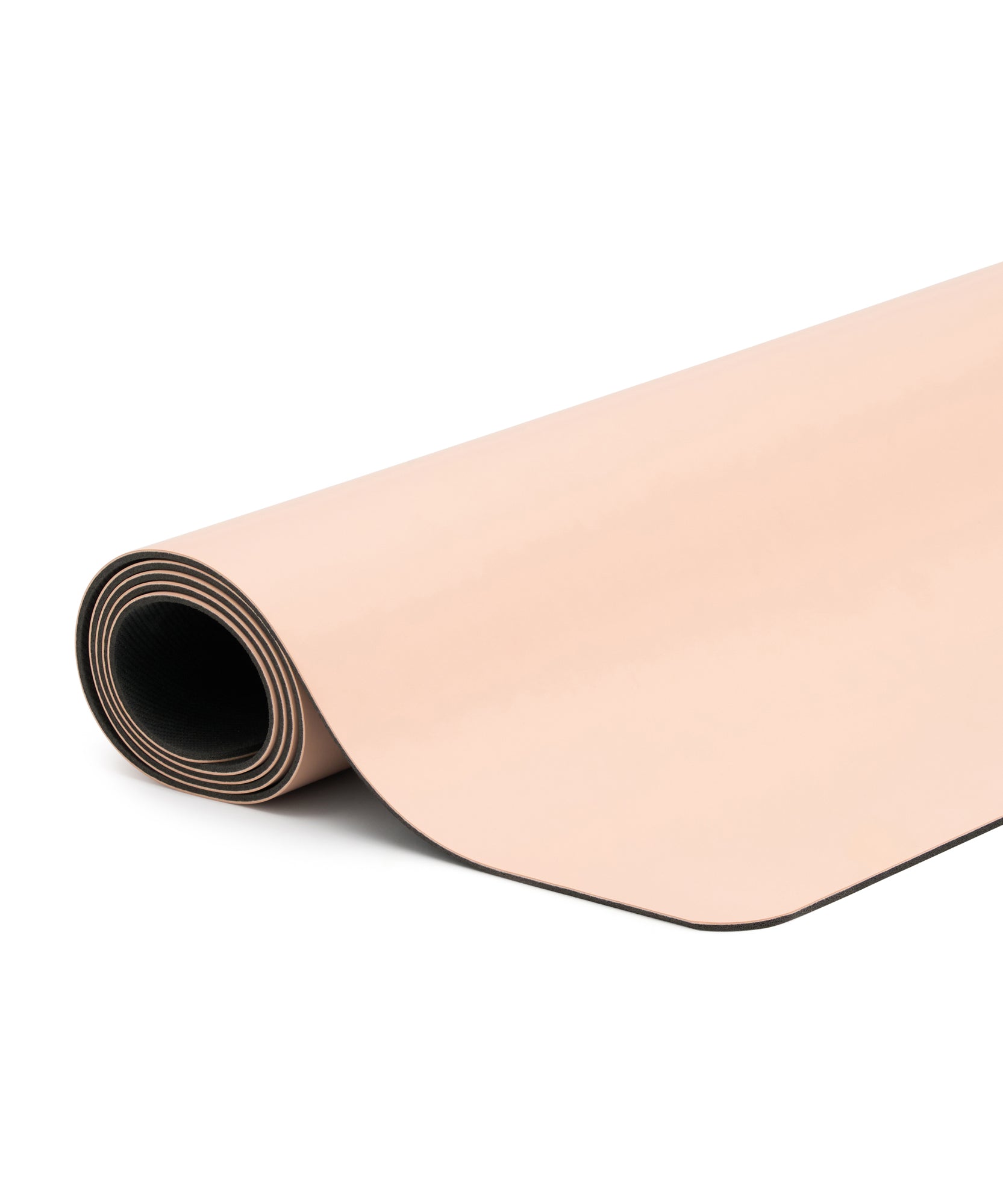 Vegan Leather Yoga Mat - Soft Pink