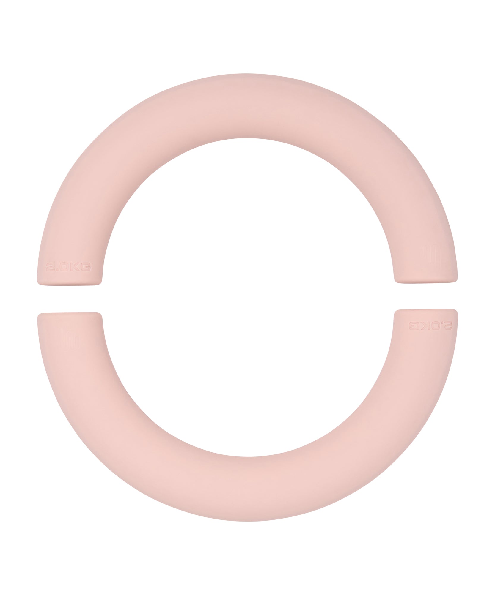 Curved Weight Bars - Soft Pink 2kg