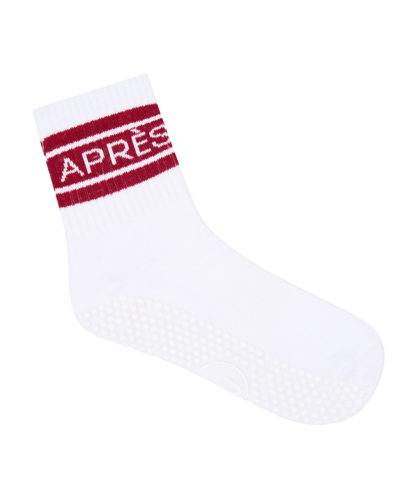 Crew Non Slip Grip Socks - Après Ski Stripe