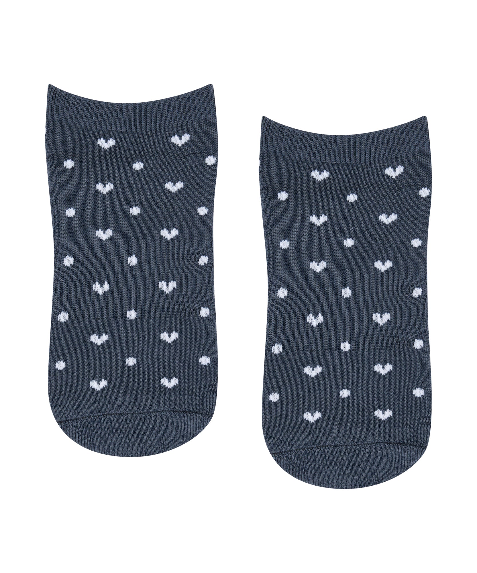 Classic Low Rise Grip Socks - Speckled French Navy