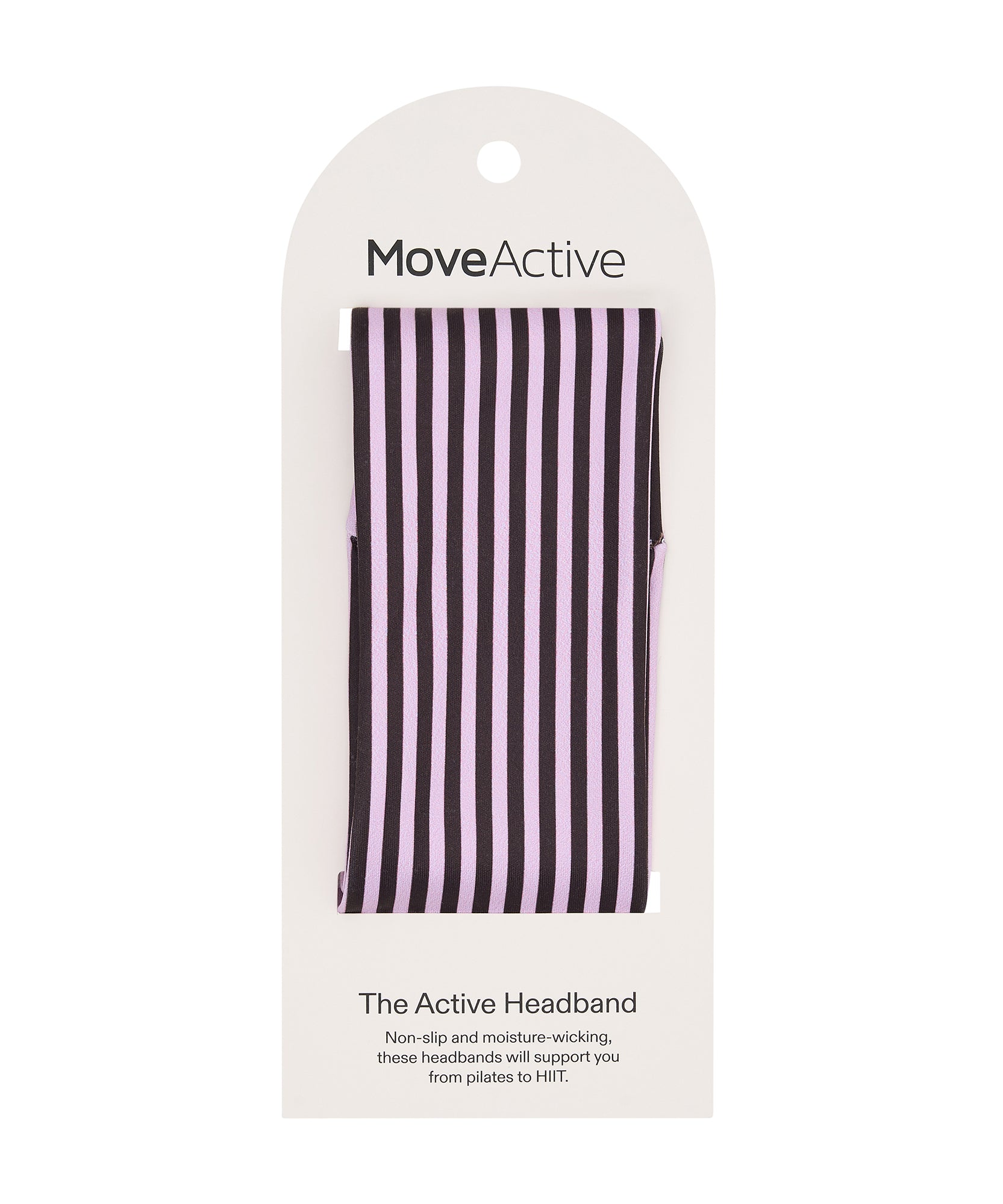 Soft Headband - Espresso Pink Stripe